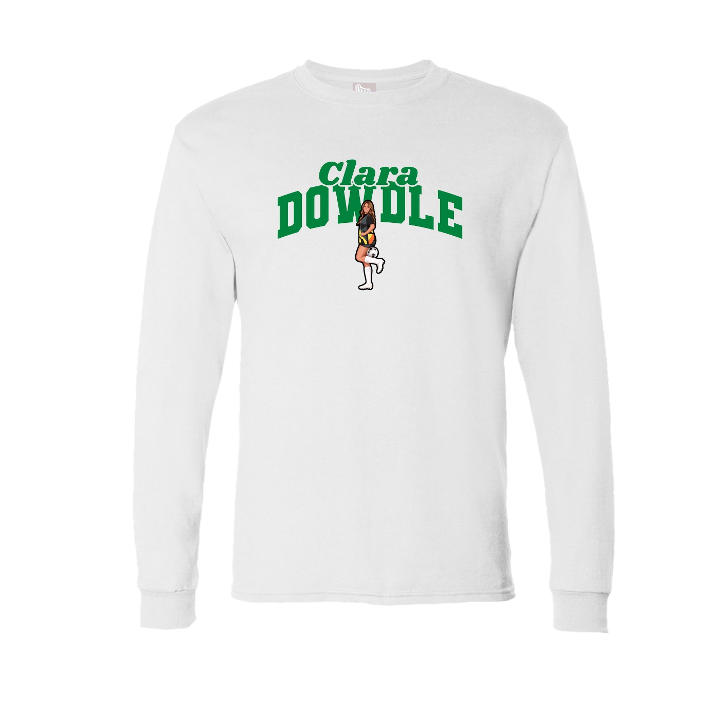 Long Sleeve Tee — Signature Arch in White