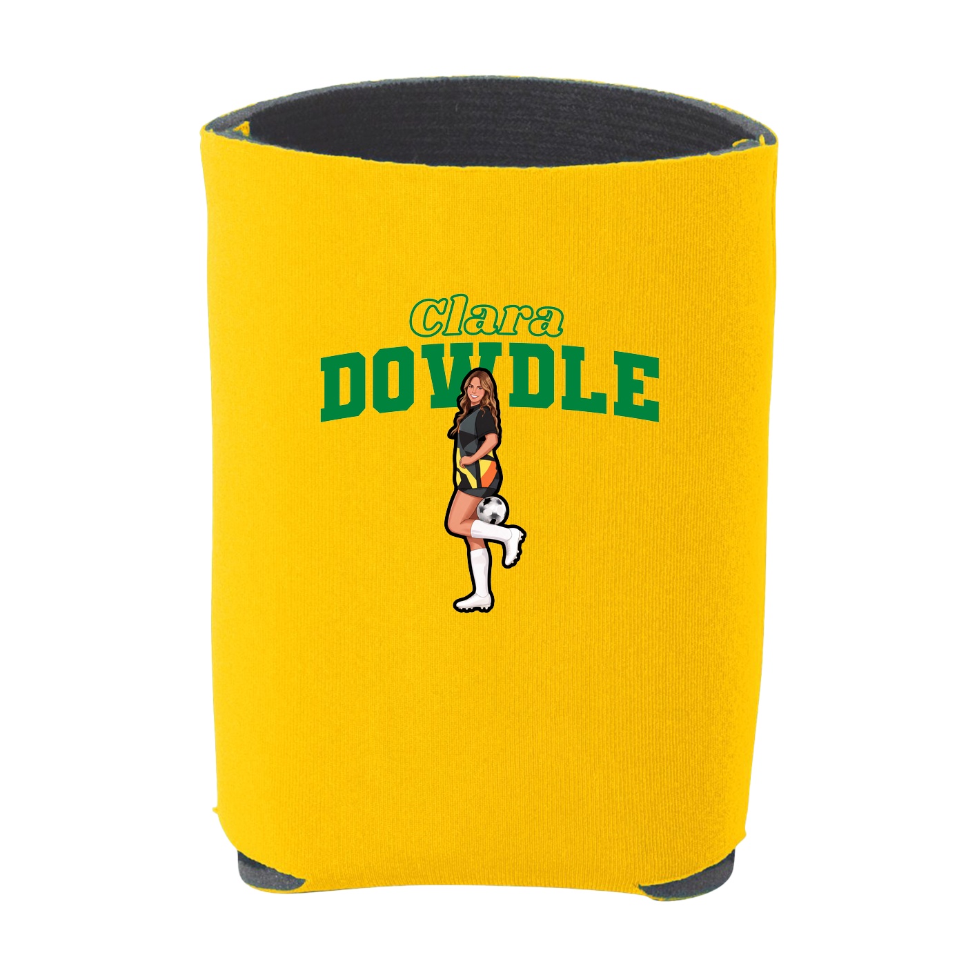 Can Holder — Name Arch in Yellow
