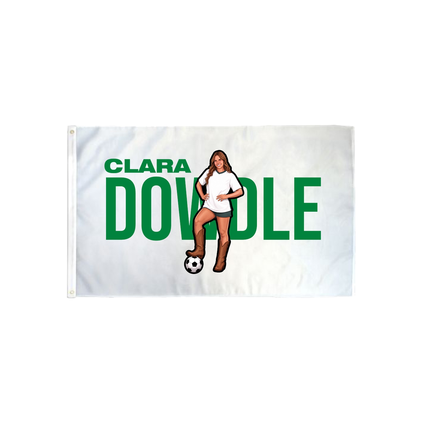 3x5 Flag — Player Name in Classic
