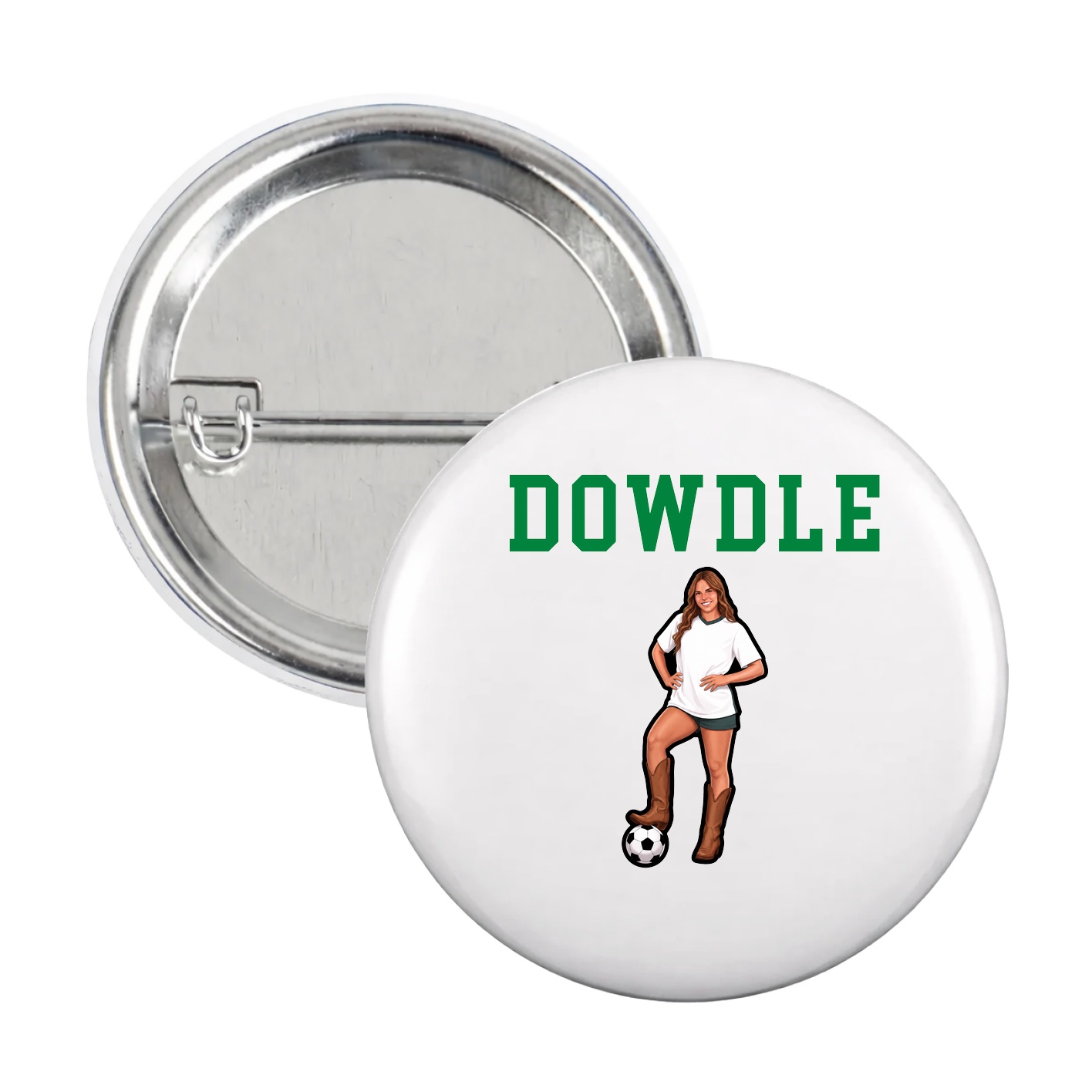 Game Day Button — Shirsey in White