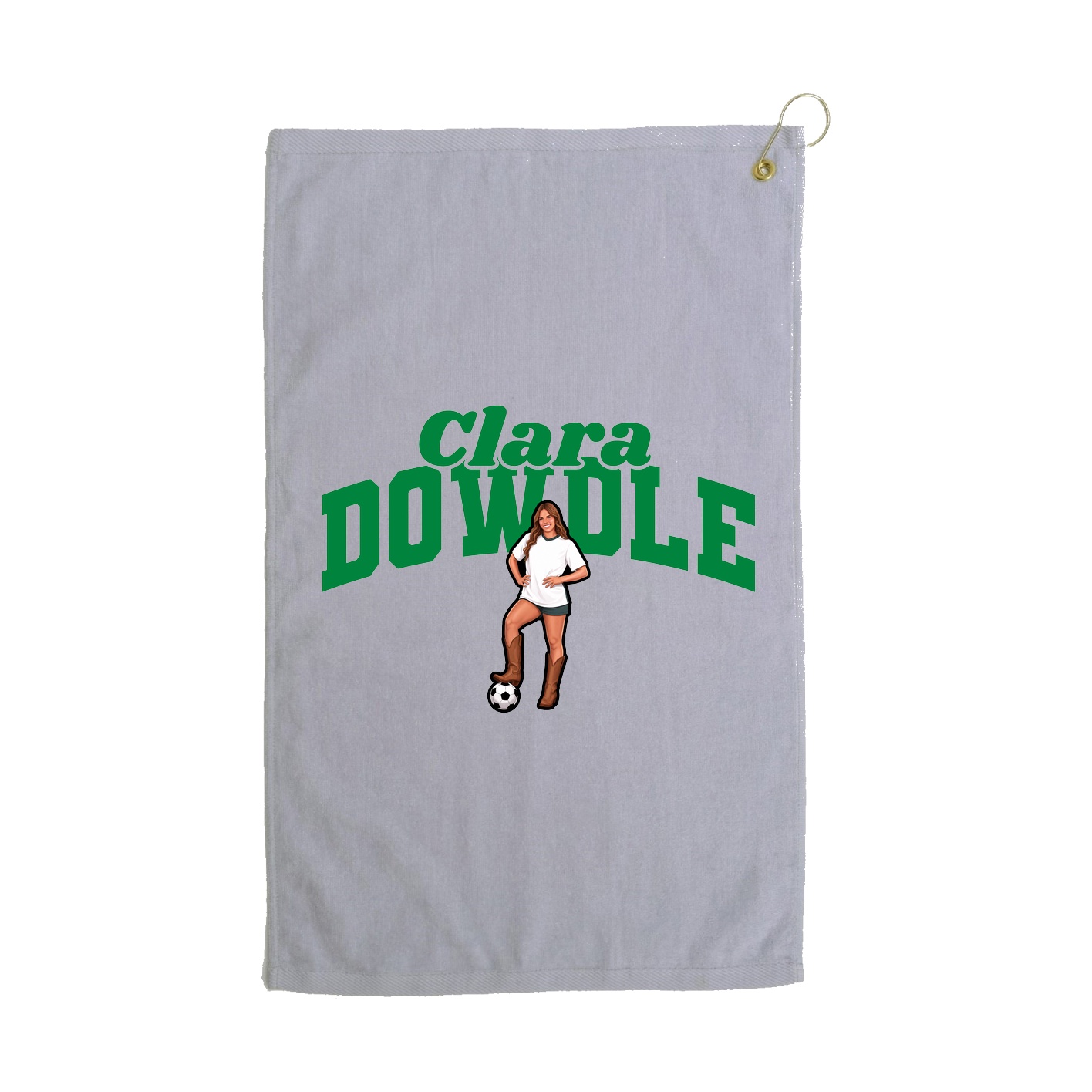 Golf Towel — Signature Arch in Grey