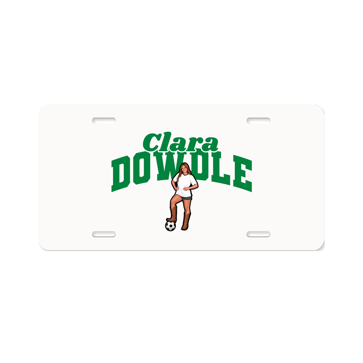 License Plate — Signature Arch in Classic