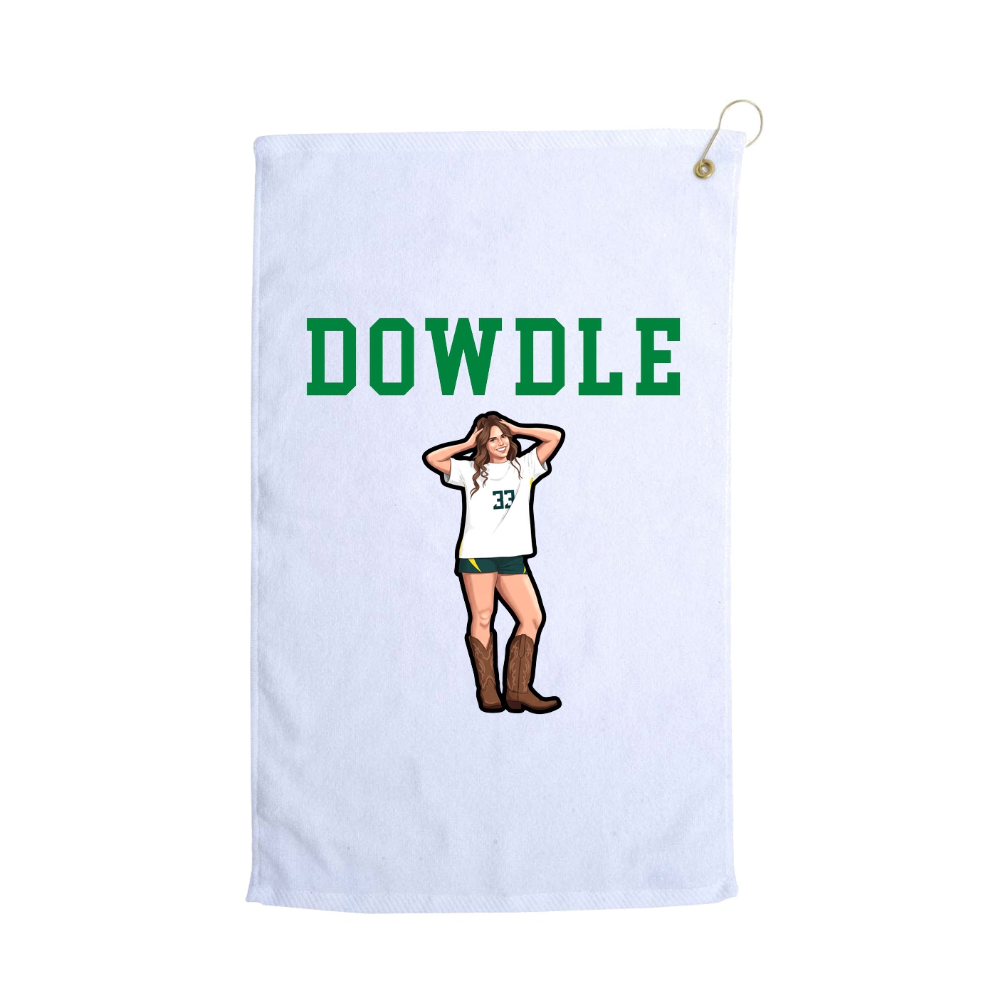 Golf Towel — Shirsey in White