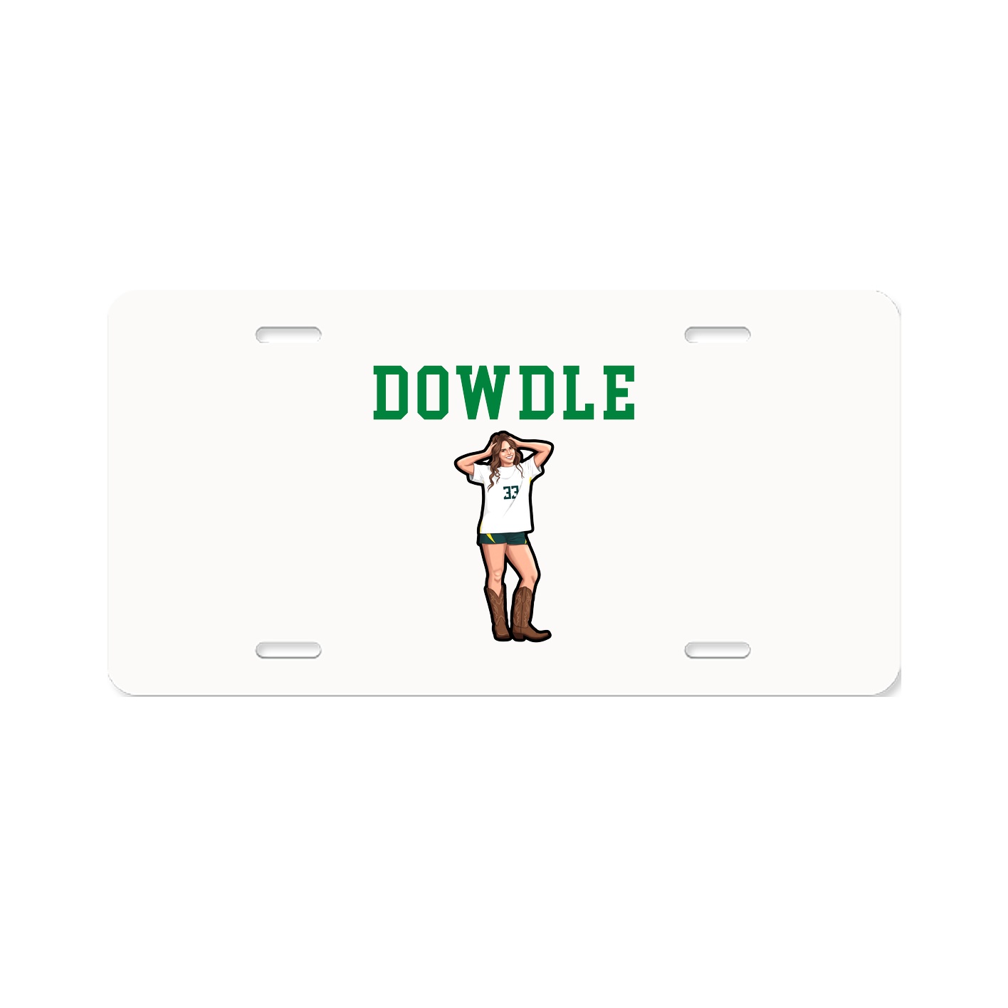 License Plate — Shirsey in Classic