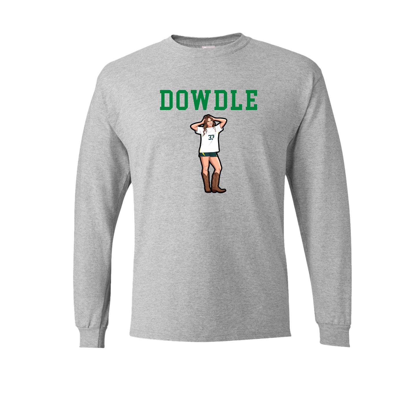 Long Sleeve Tee — Shirsey in Grey
