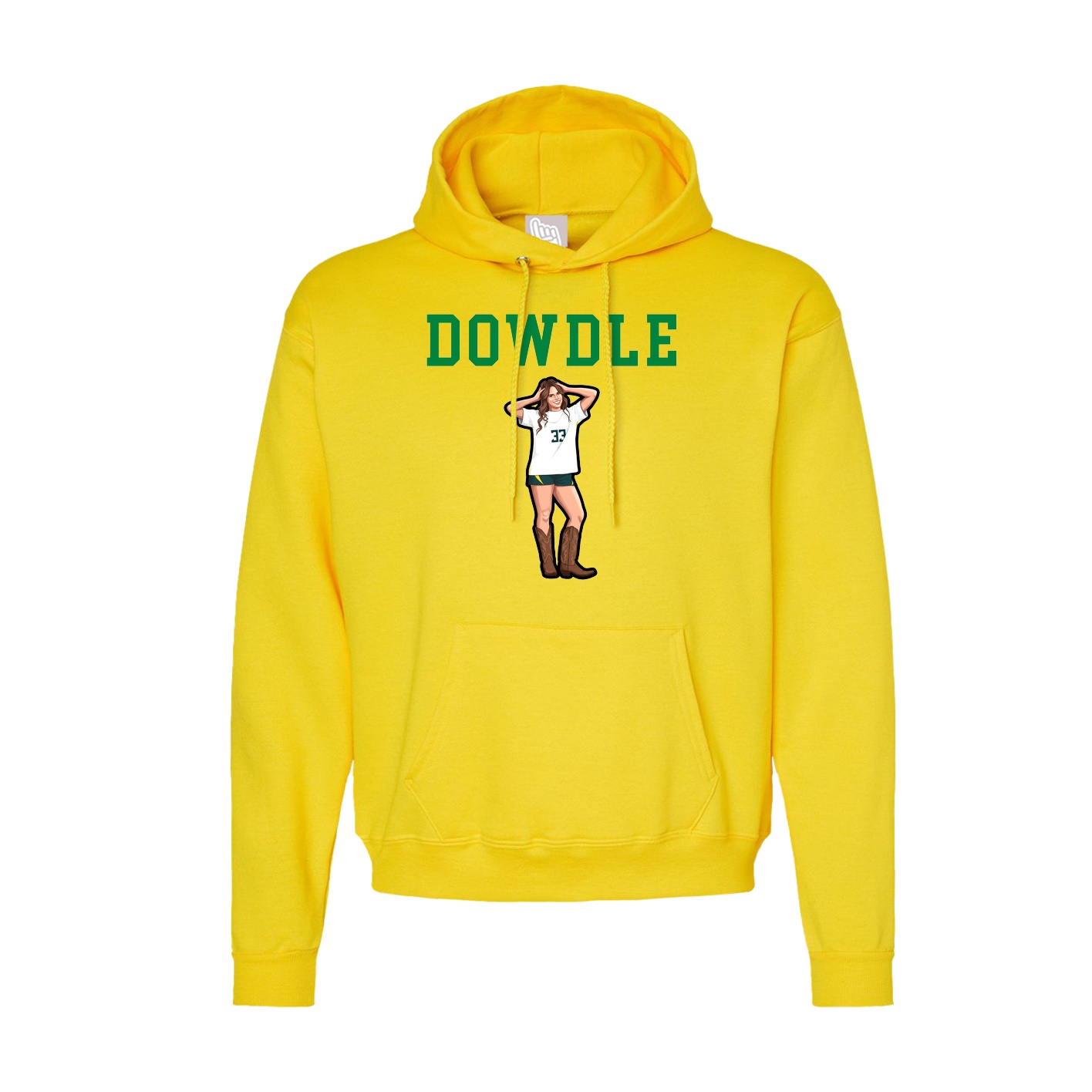 Hoodie — Shirsey in Yellow