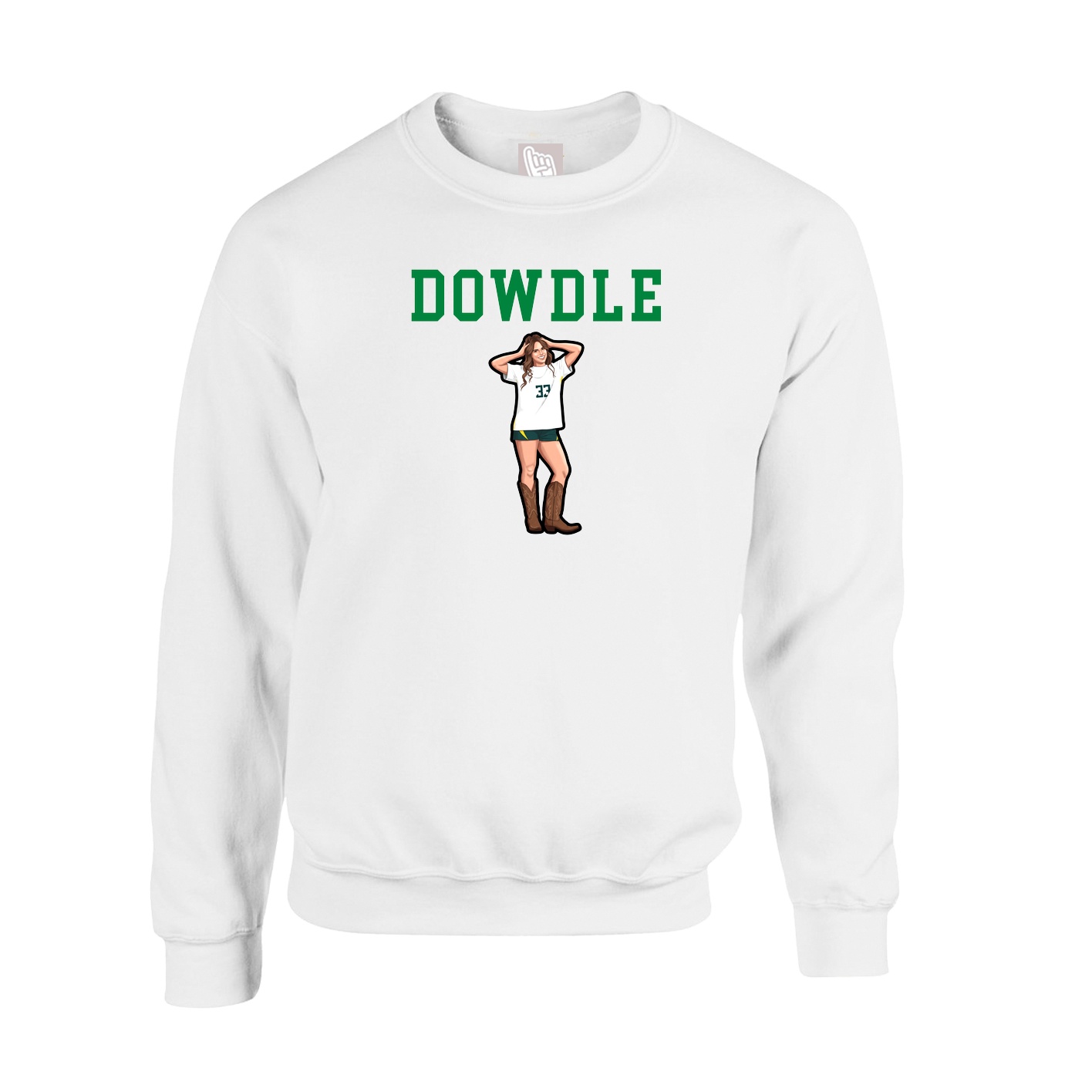 Fleece Crew — Shirsey in White