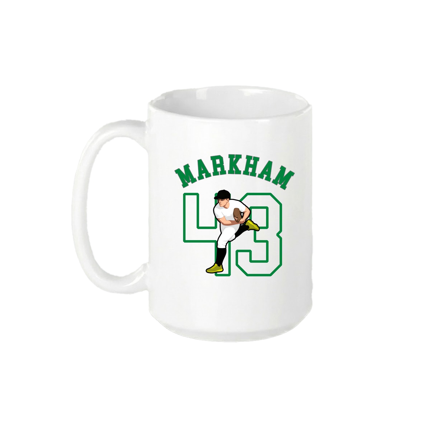 15oz Coffee Mug — Shirsey Arch in White