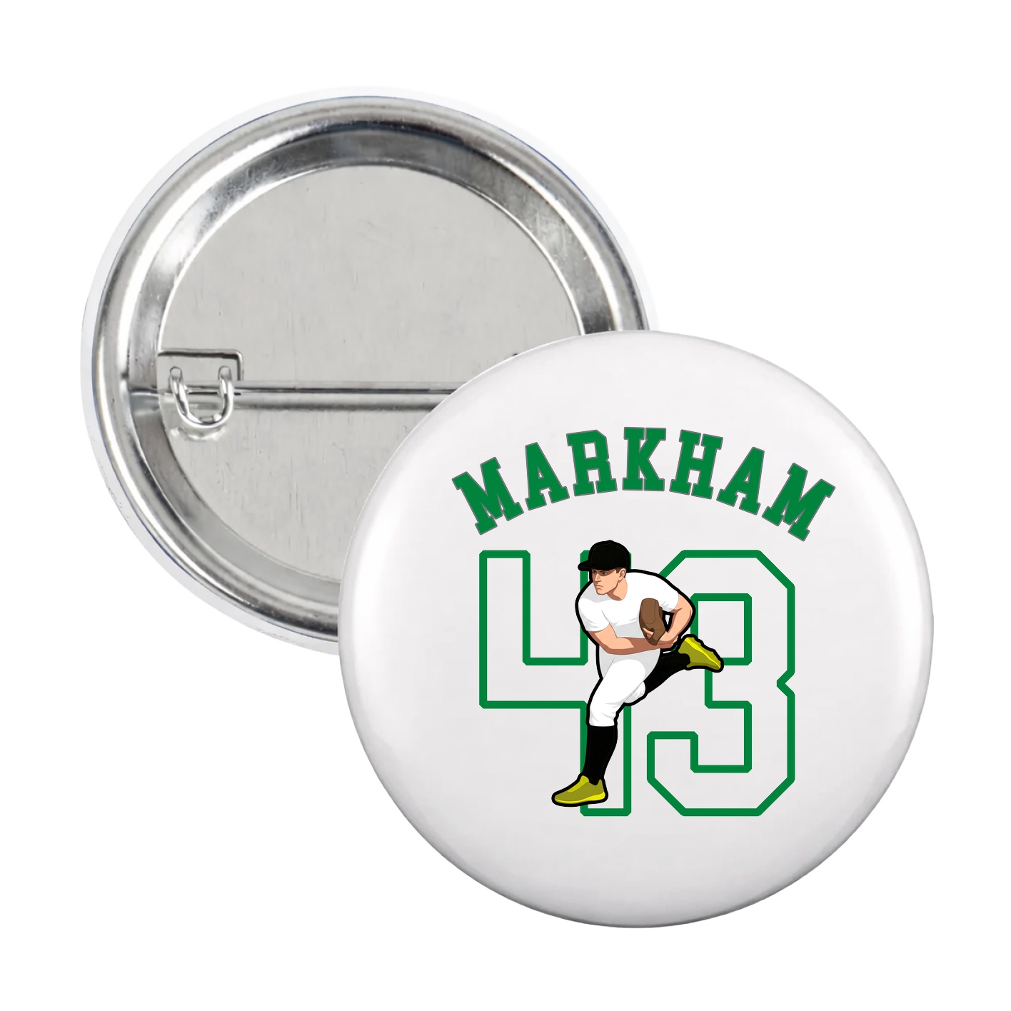 Game Day Button — Shirsey Arch in White