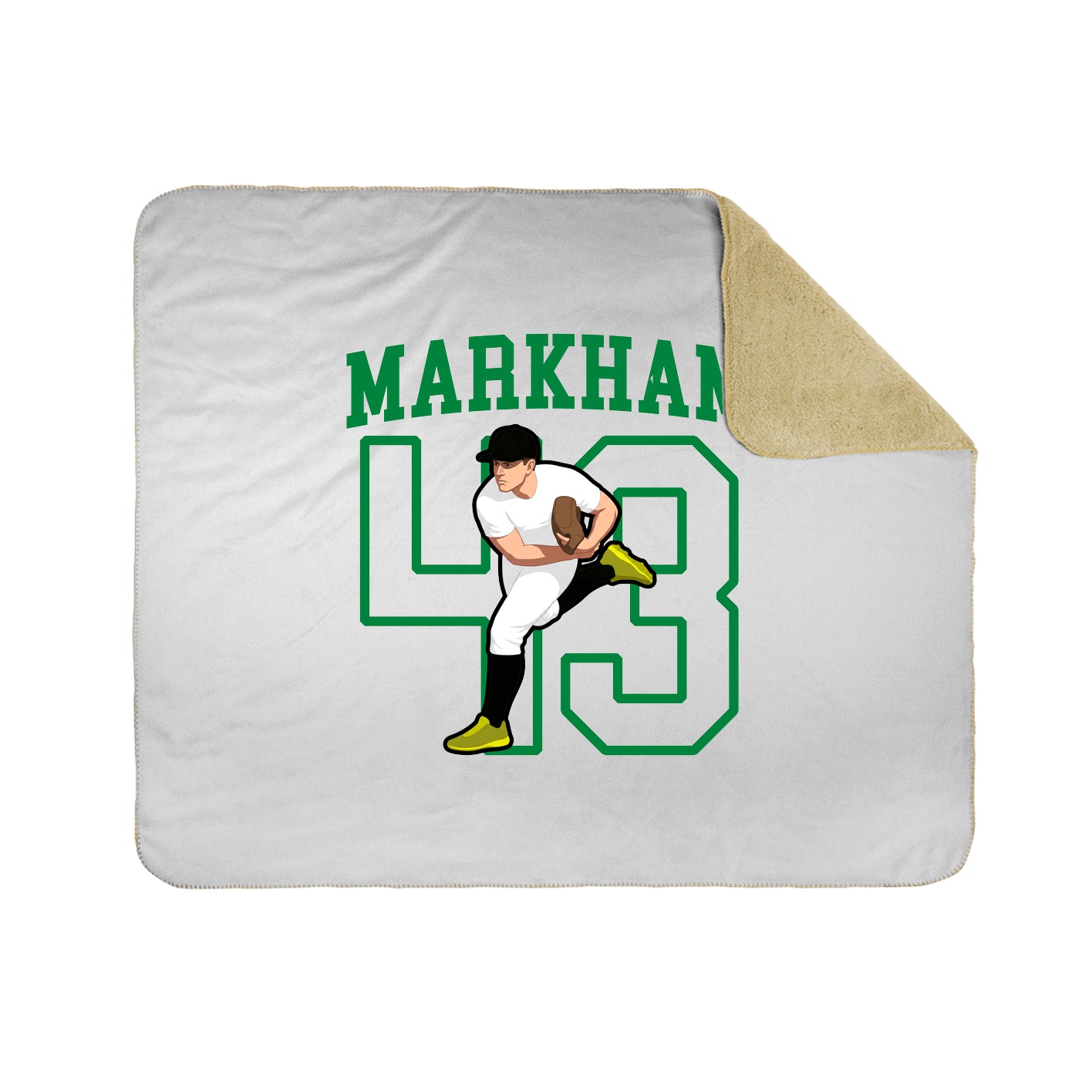 Throw Blanket — Shirsey in White