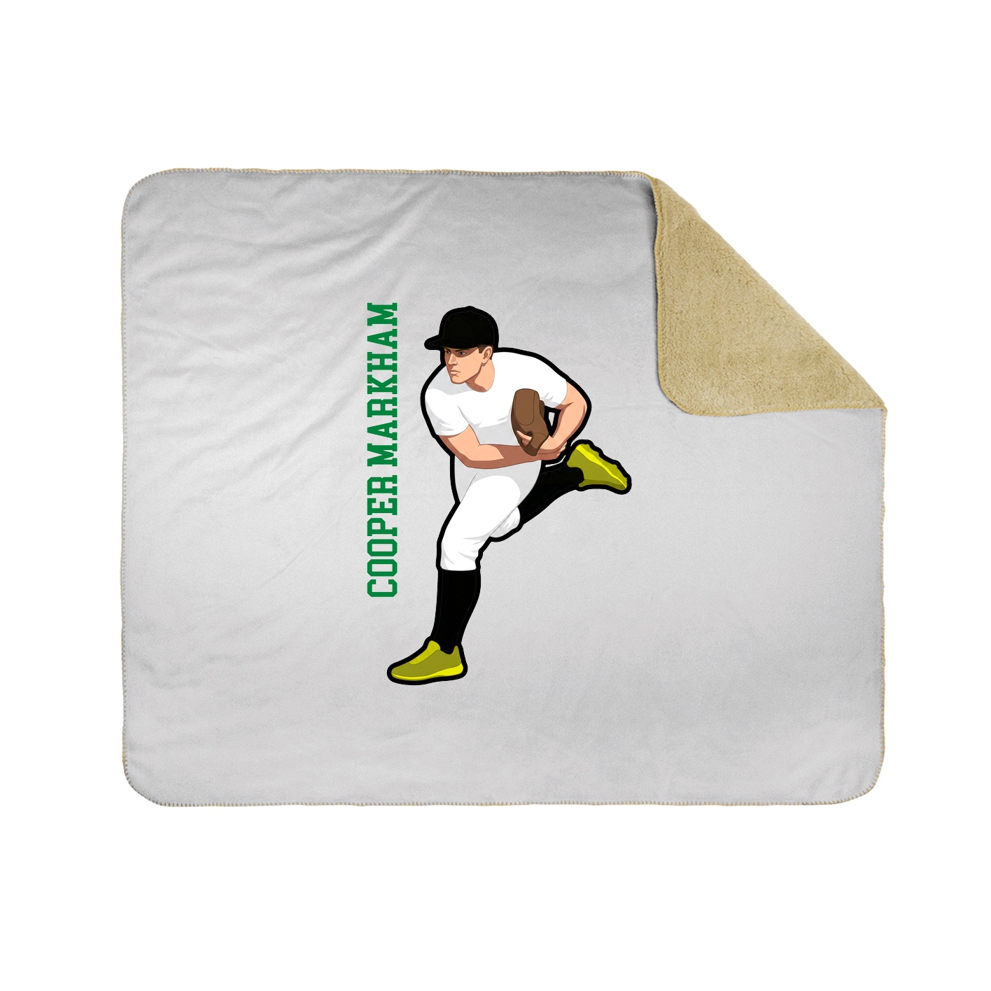 50x60 Sherpa Lined Throw Blanket