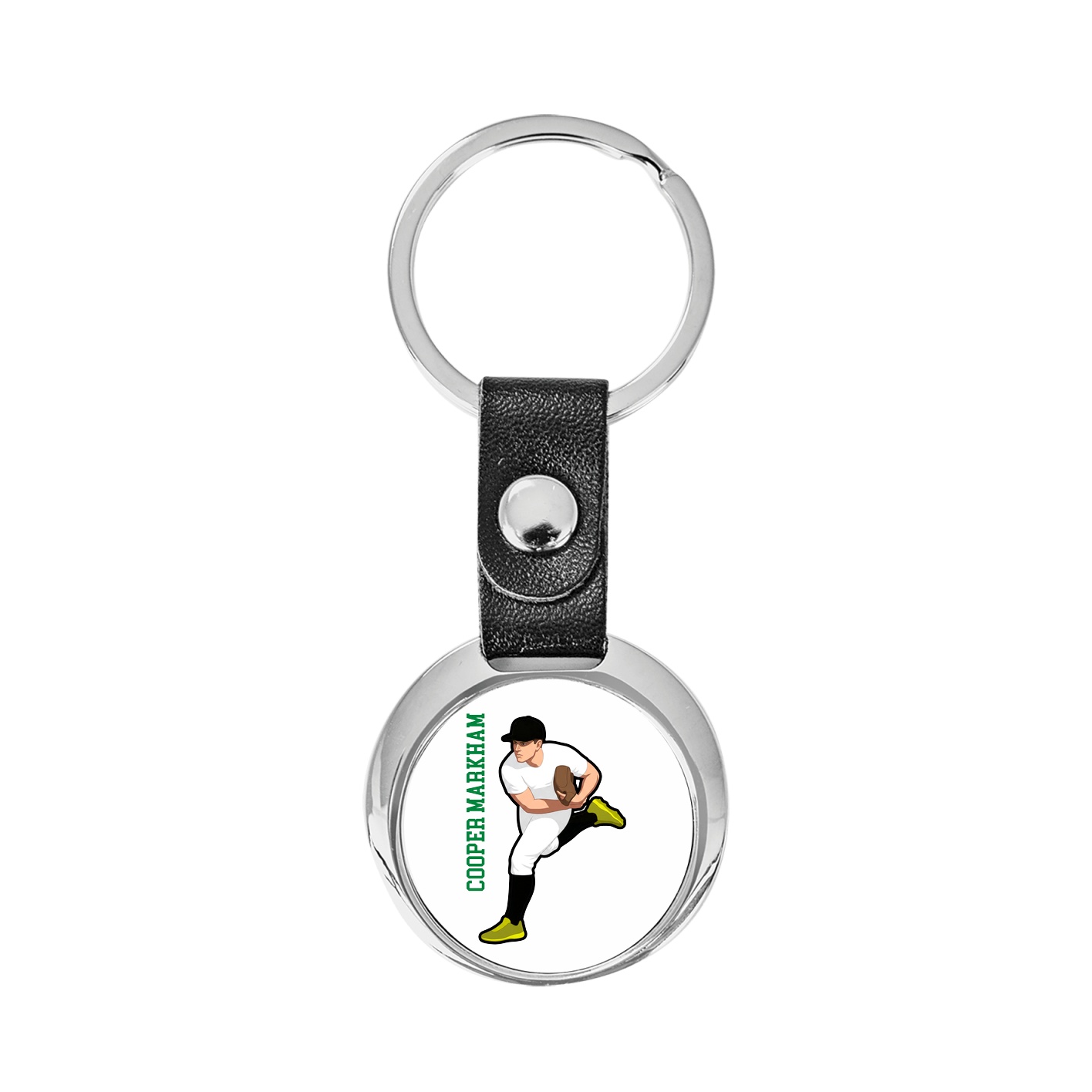 Key Chain — Name Vertical in Classic