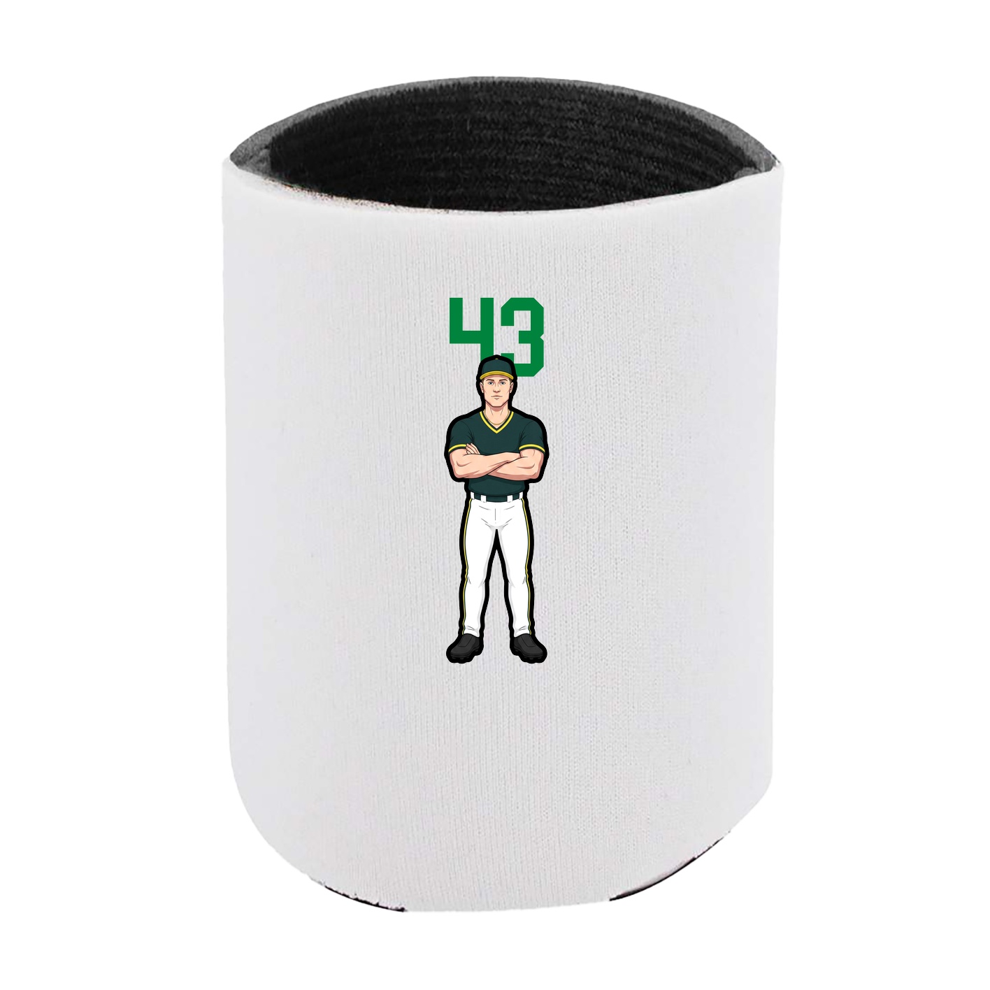 Can Holder — Number Top in White