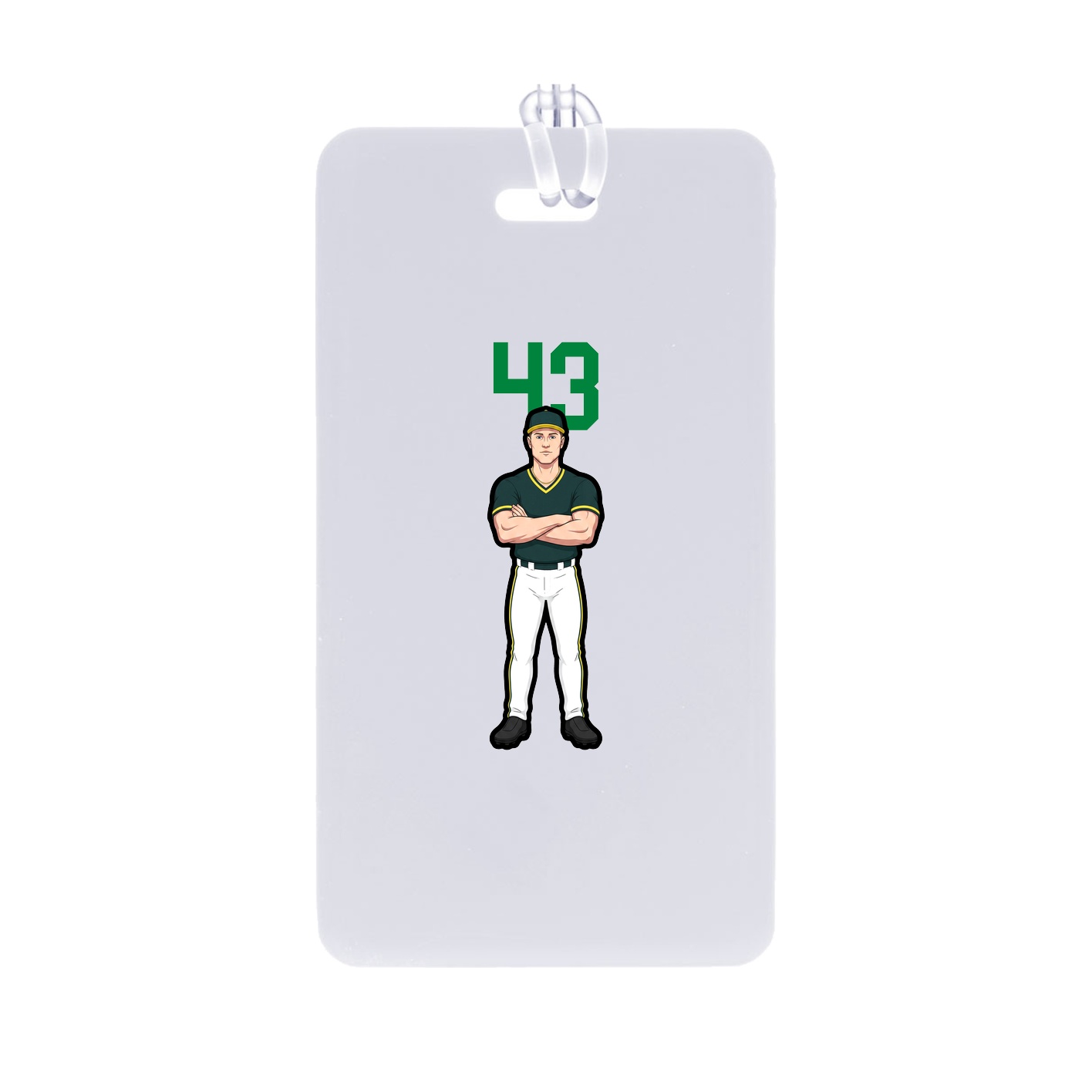 Bag Tag — Number Top in Classic
