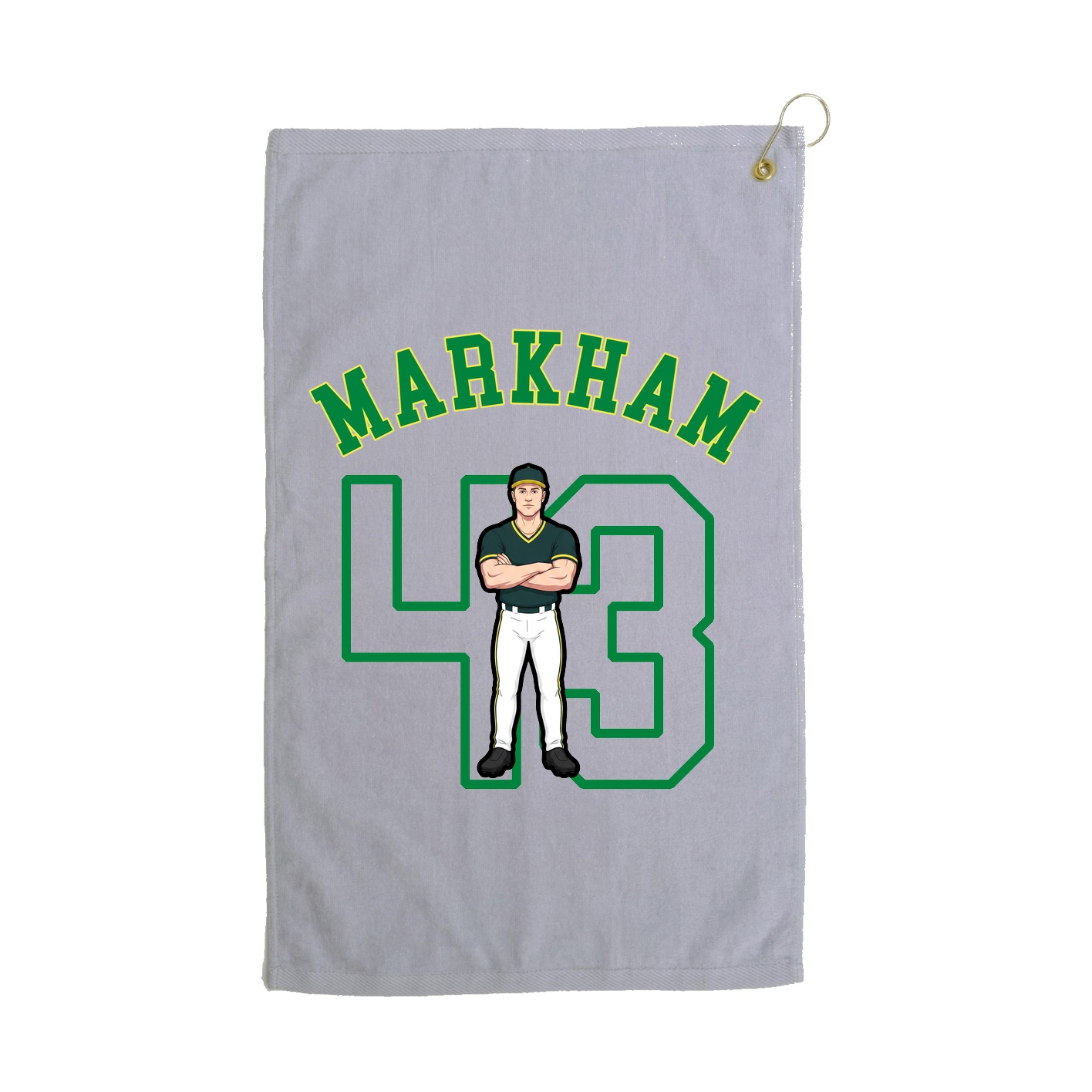 Golf Towel — Shirsey Arch in Grey