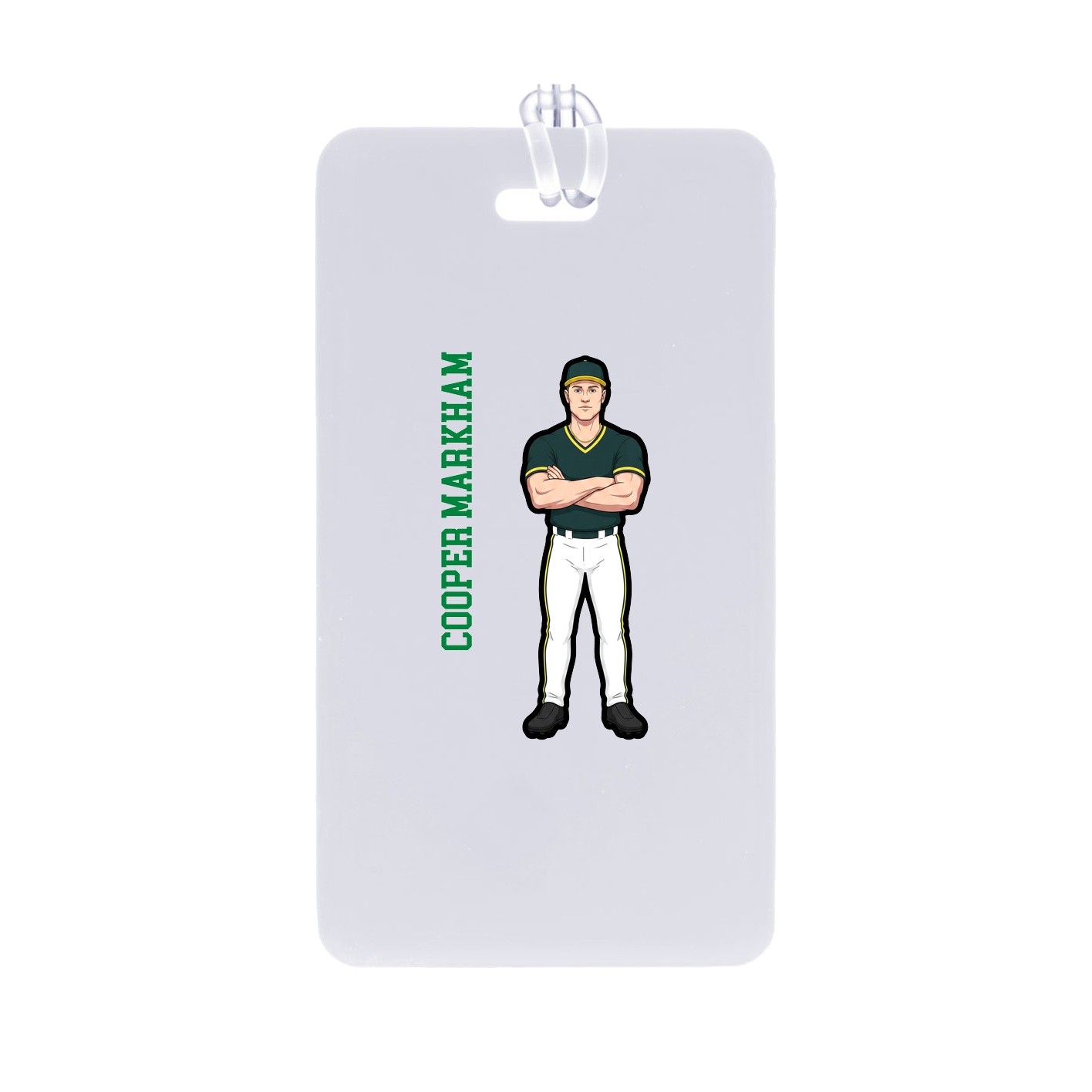 Bag Tag — Name Vertical in Classic