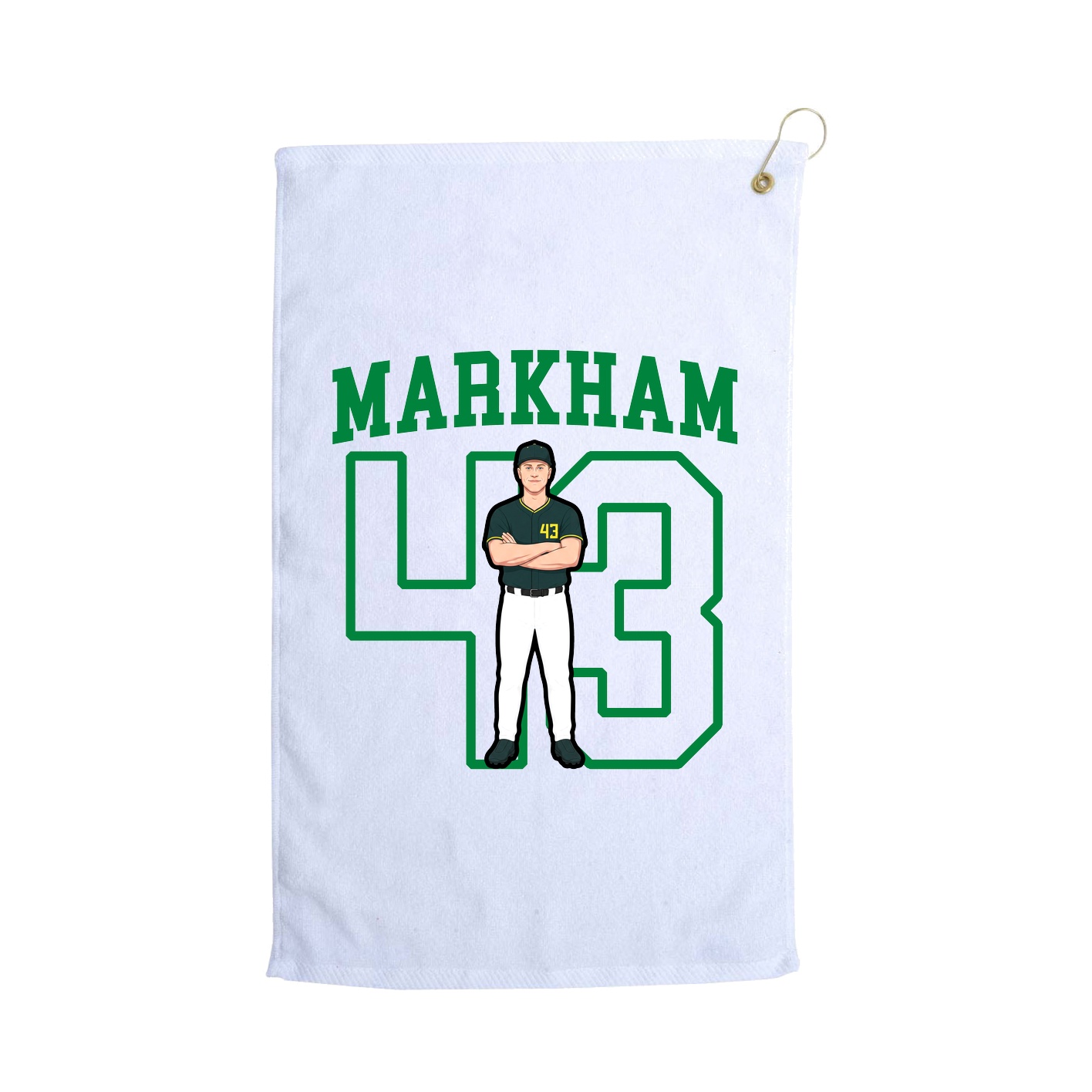 Golf Towel — Shirsey in White