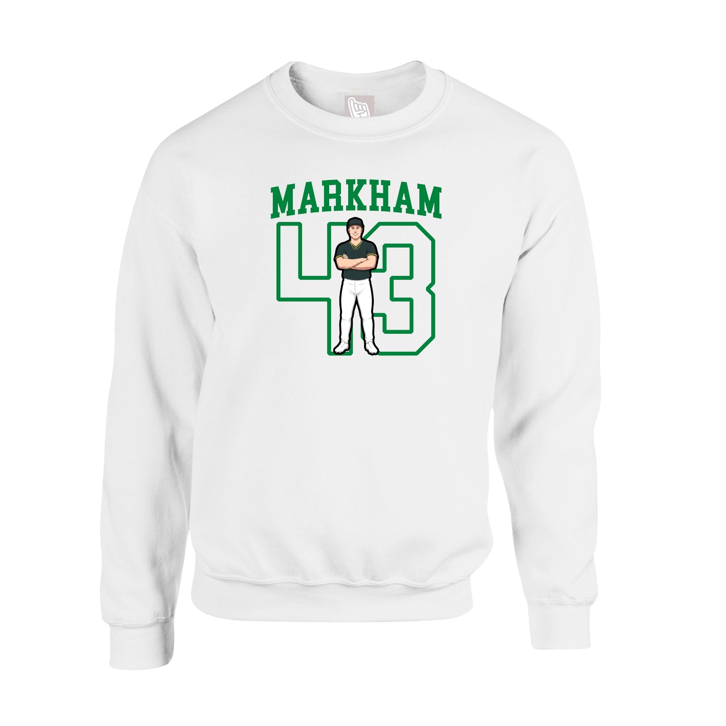 Fleece Crew — Shirsey in White