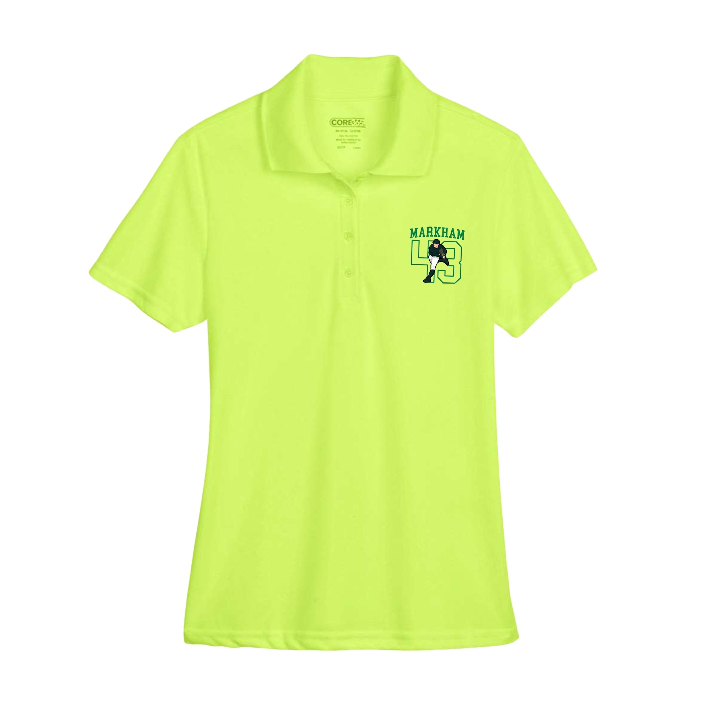 Womens Performance Polo — Shirsey in Yellow