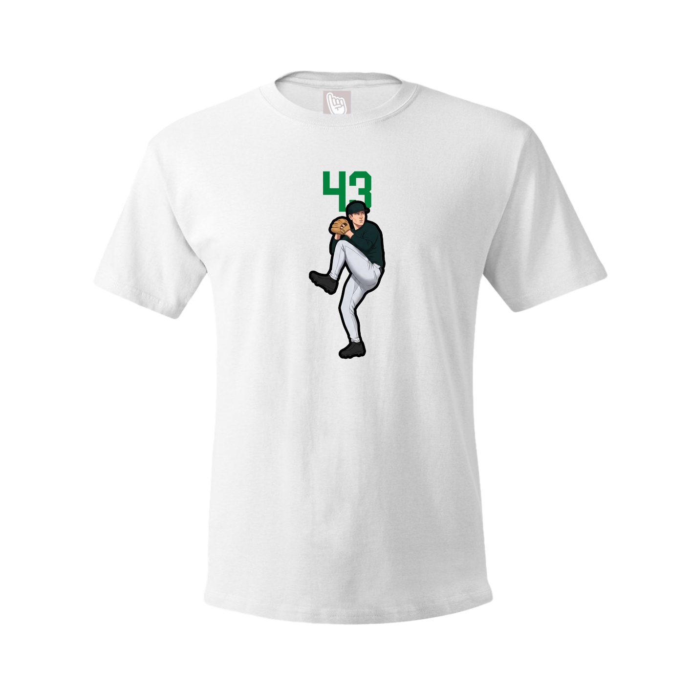 Tee — Number Top in White