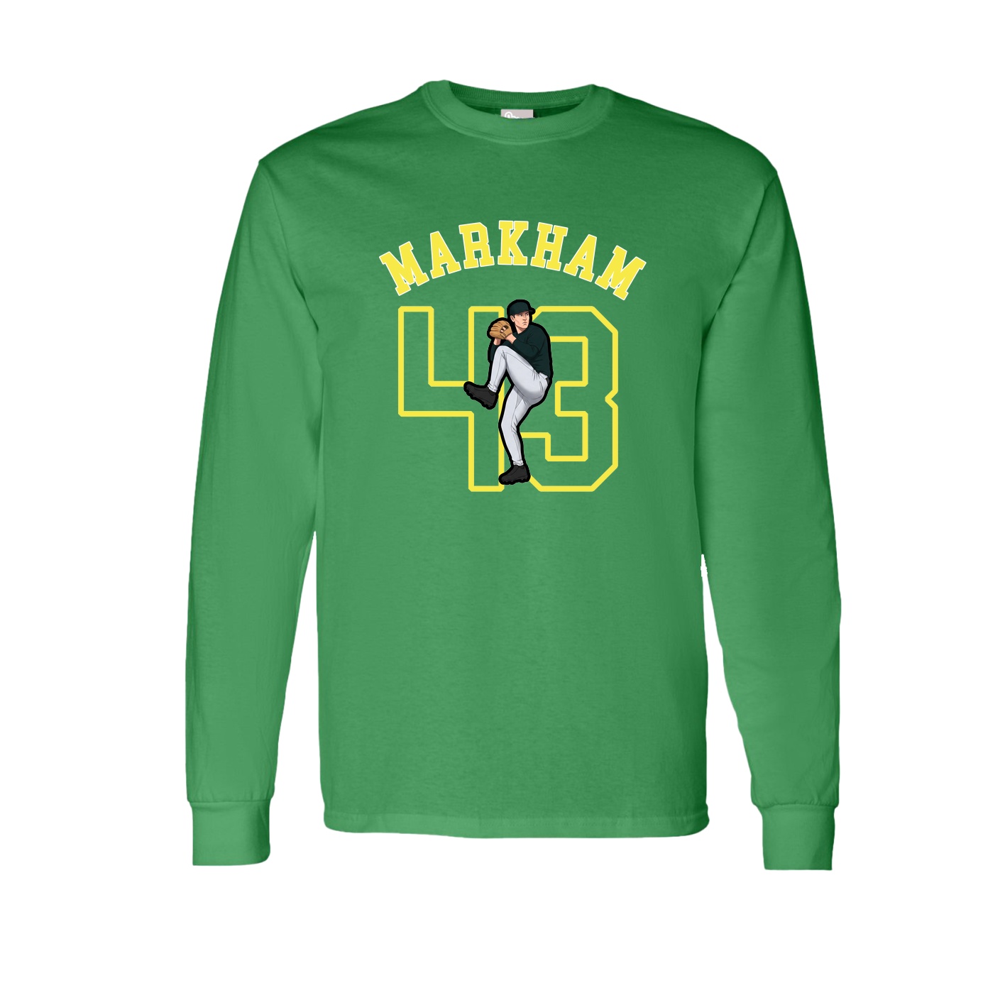 Long Sleeve Tee — Shirsey Arch in Green