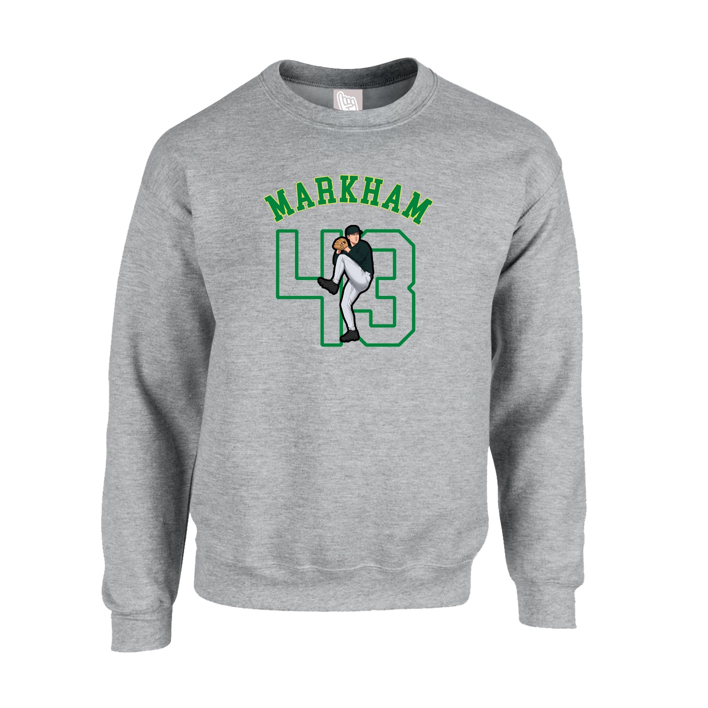 Fleece Crew — Shirsey Arch in Grey