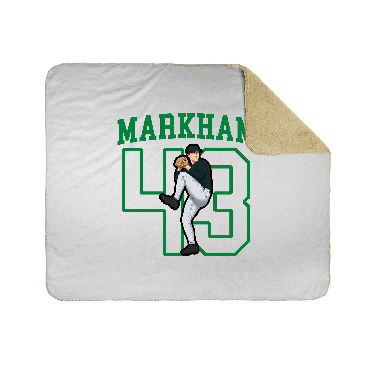 Throw Blanket — Shirsey in White