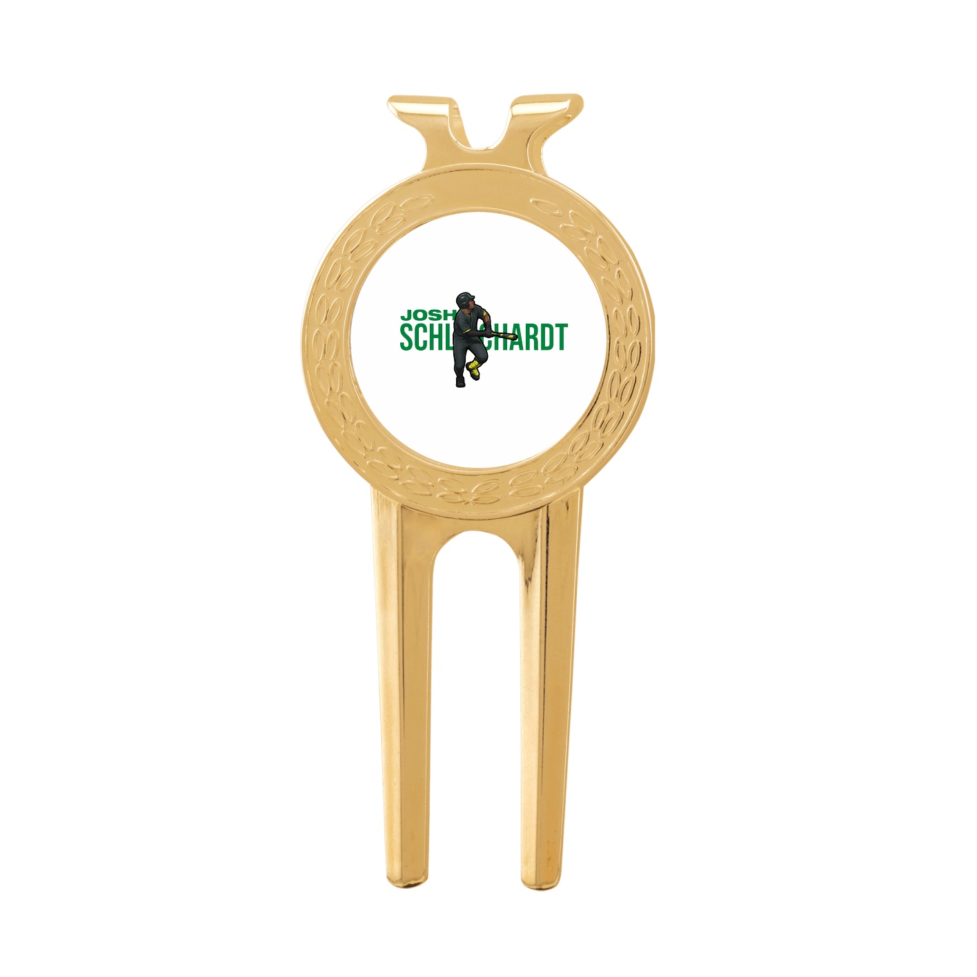 Divot Tool with Ball Marker — Player Name in Classic