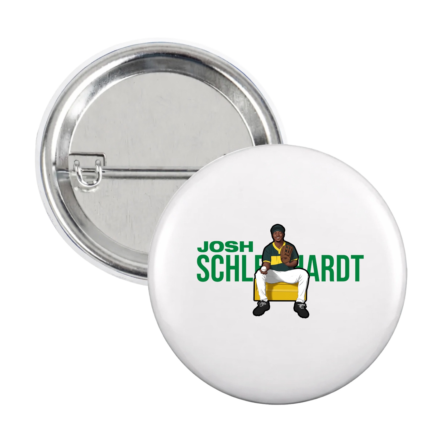 Game Day Button — Player Name in White