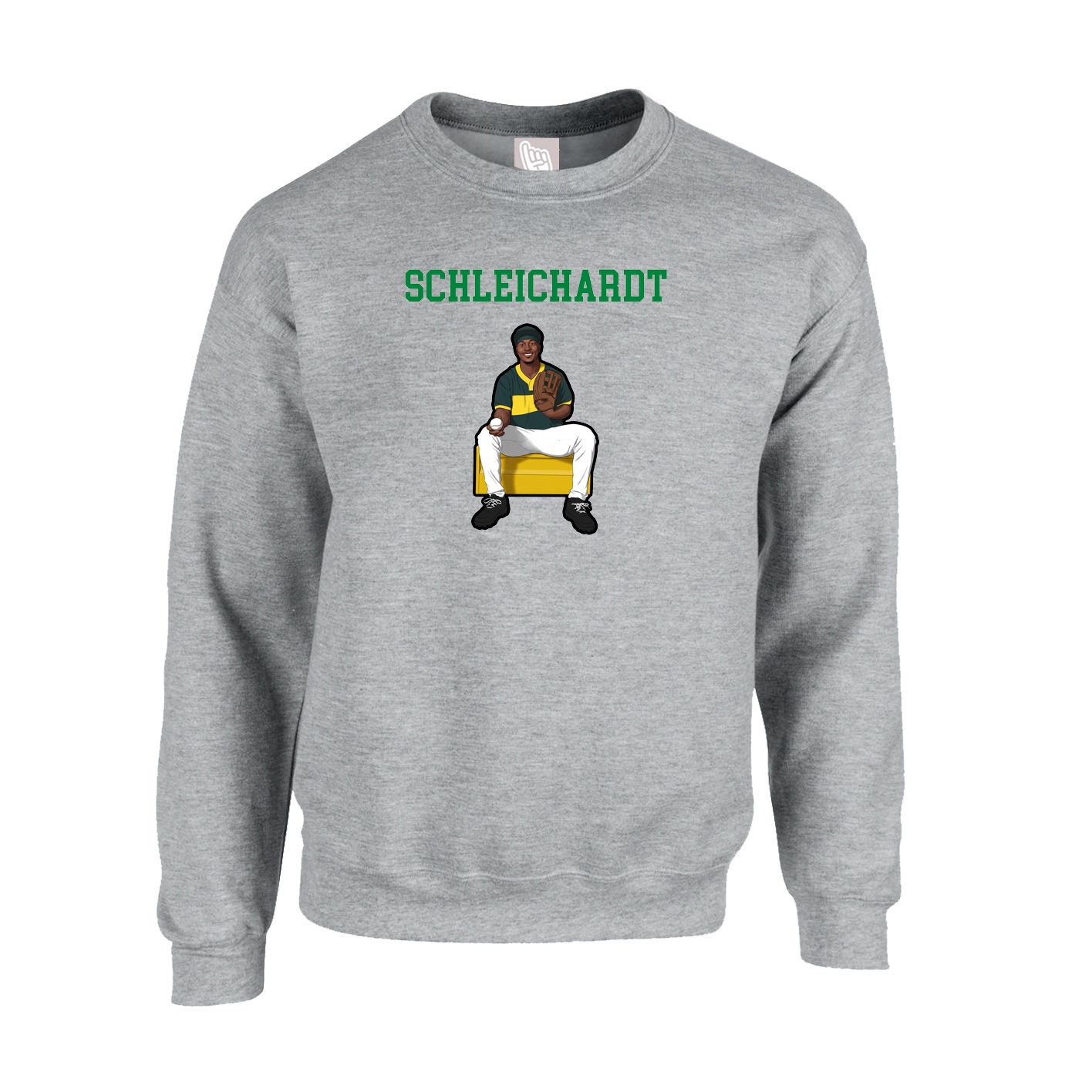 Fleece Crew — Shirsey in Grey