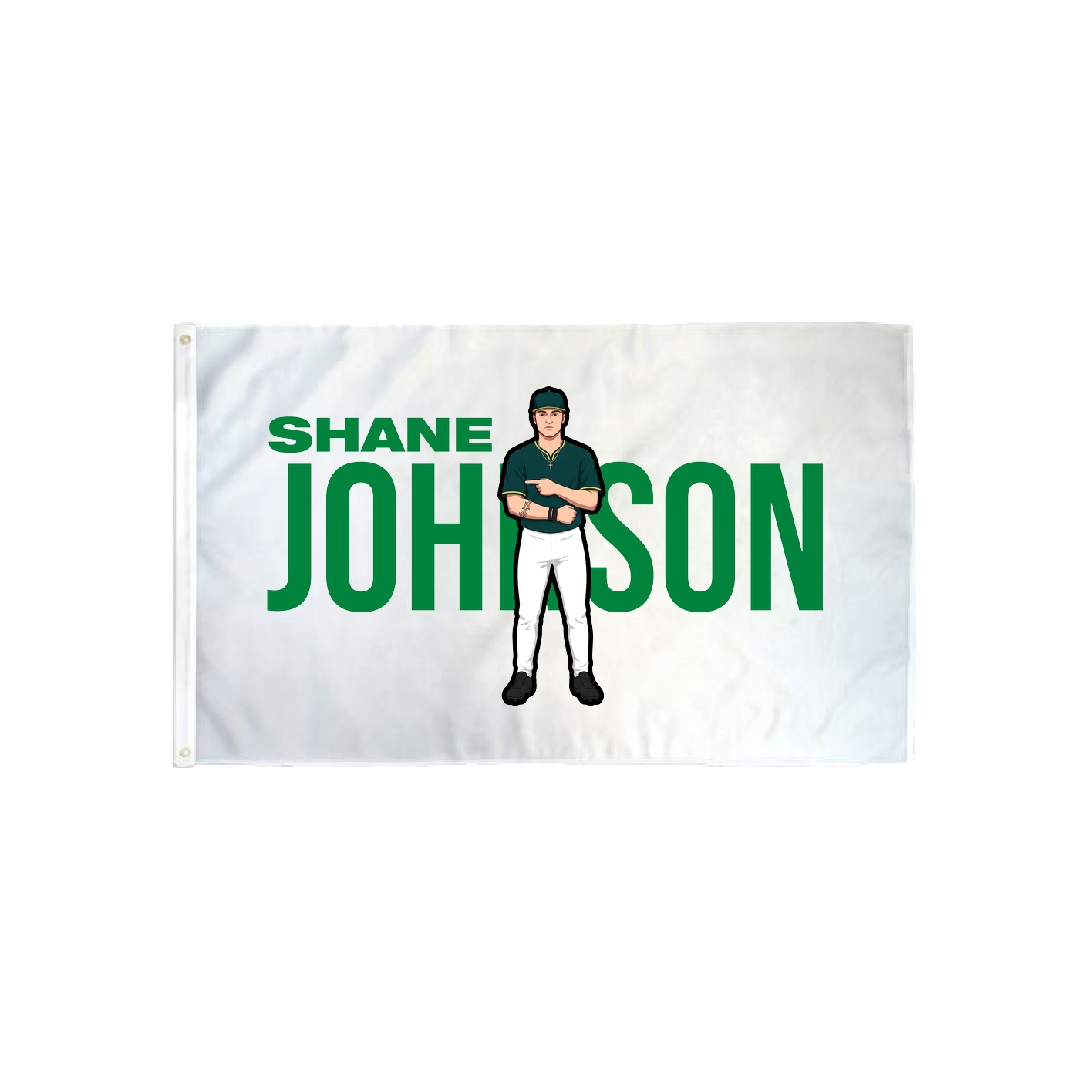 3x5 Flag — Player Name in Classic