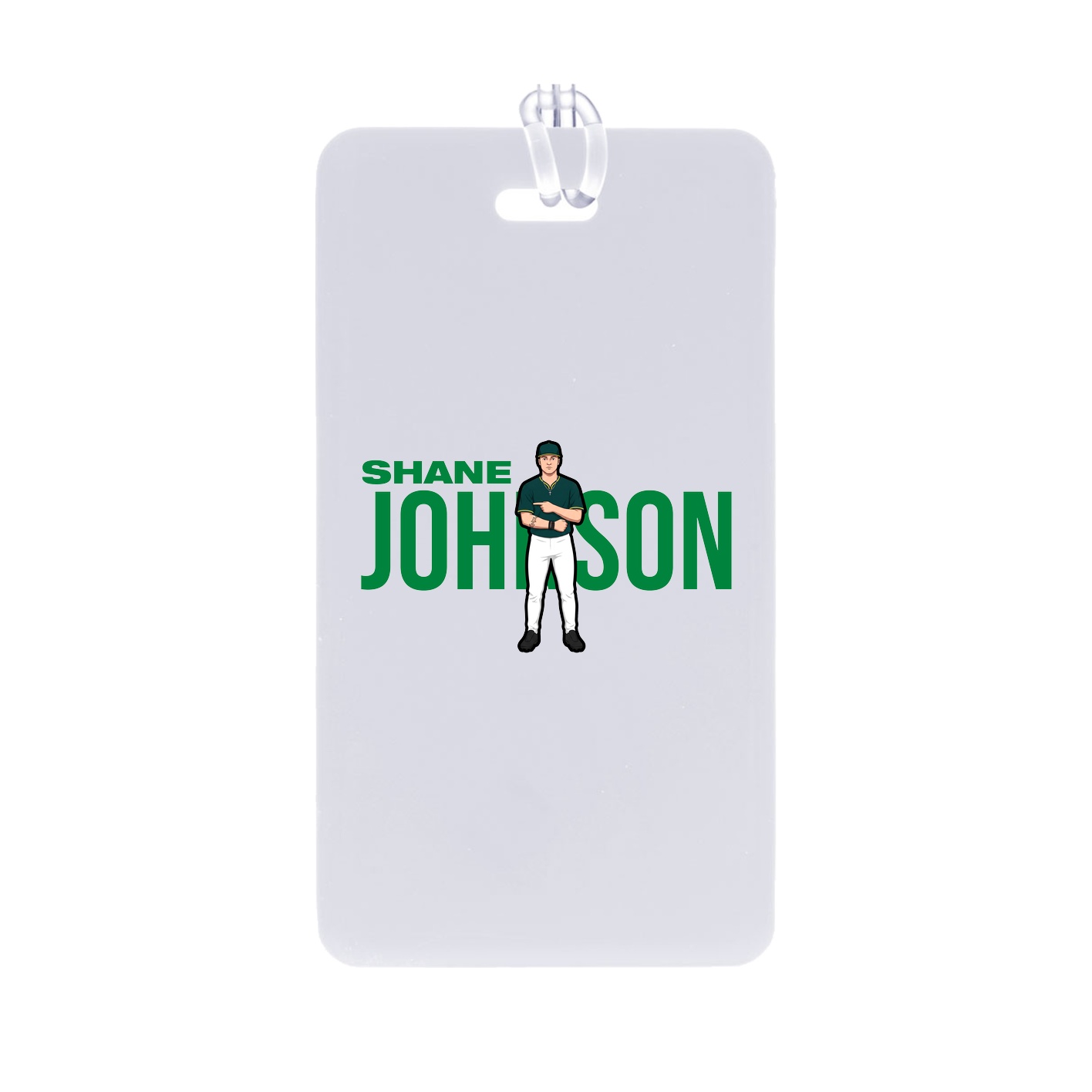 Bag Tag — Player Name in Classic