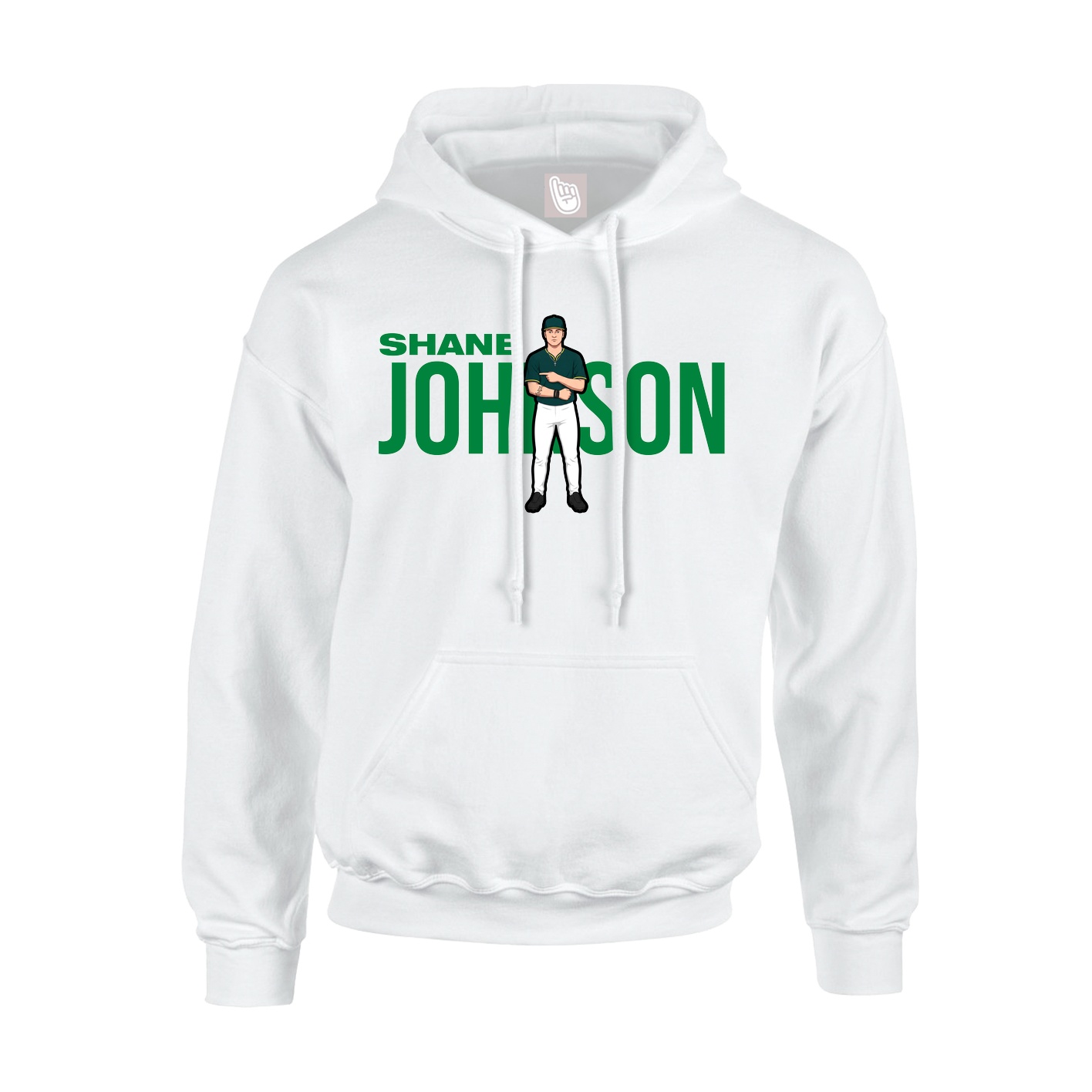 Hoodie — Player Name in White