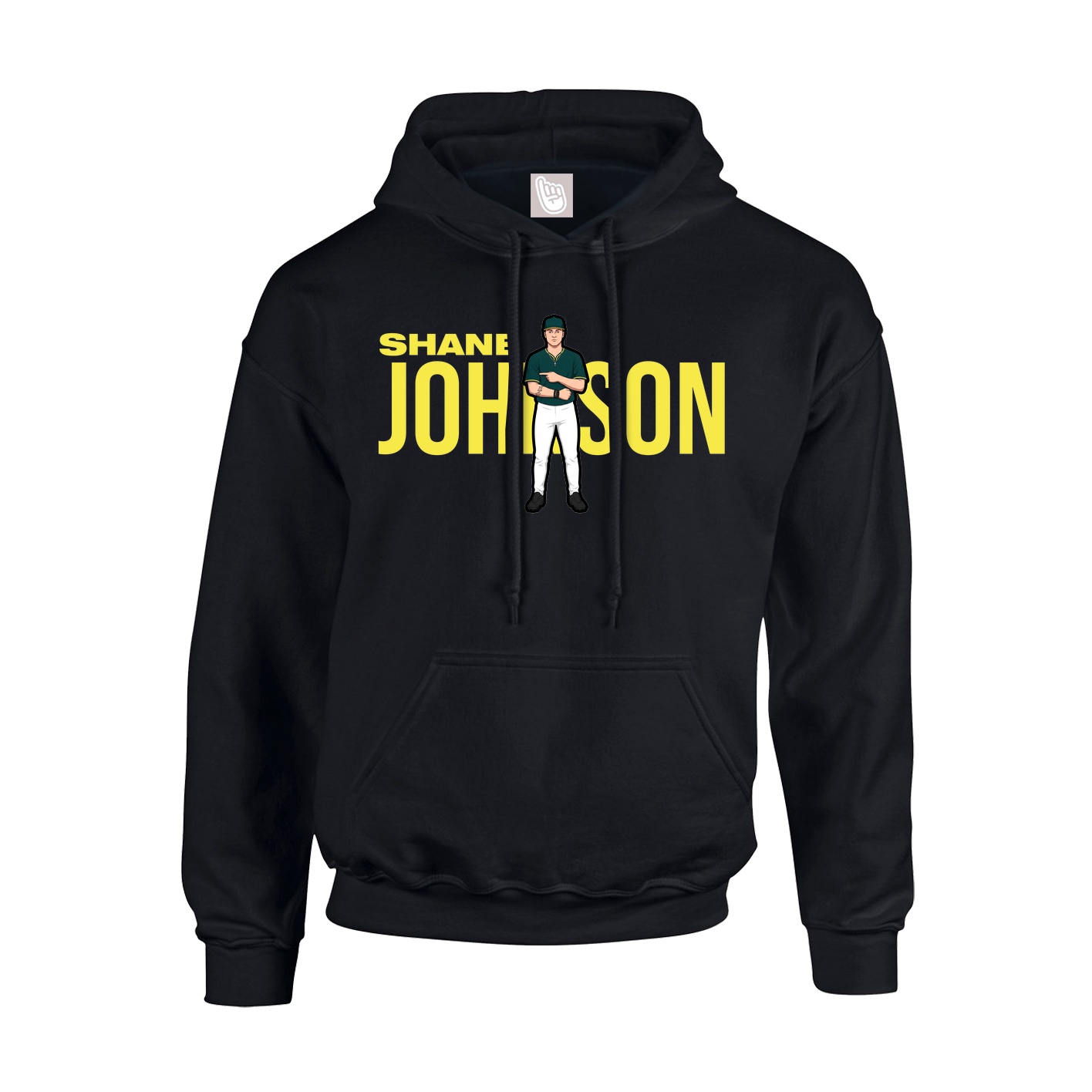 Youth Hoodie — Player Name in Black