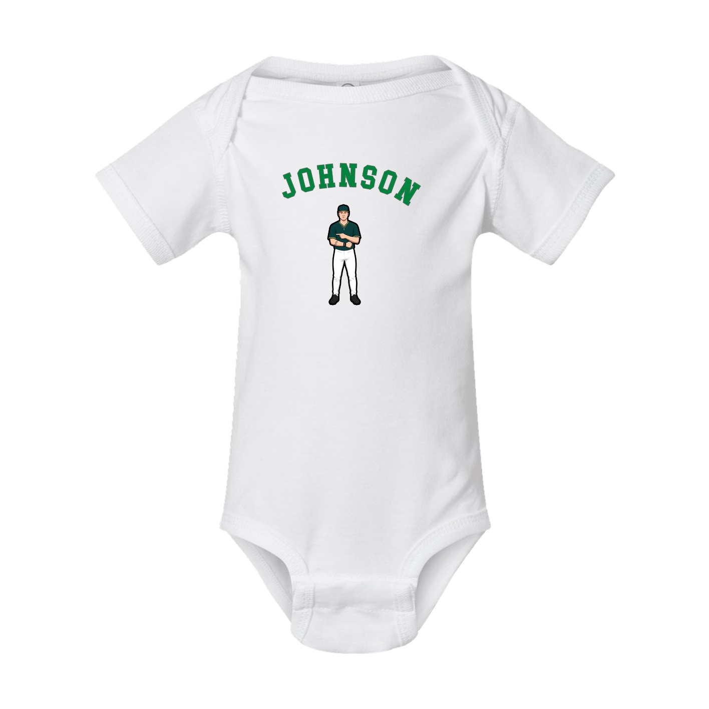 Baby Onesie — Shirsey Arch in White