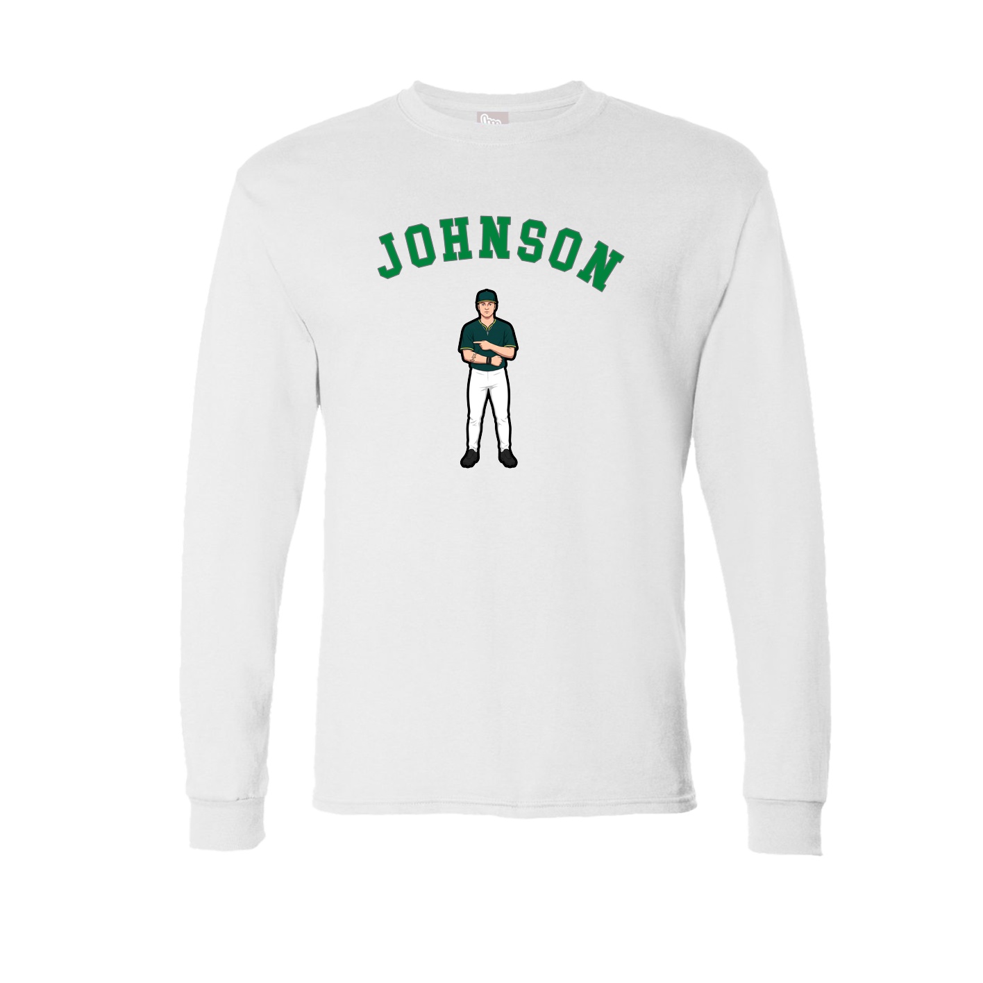 Long Sleeve Tee — Shirsey Arch in White