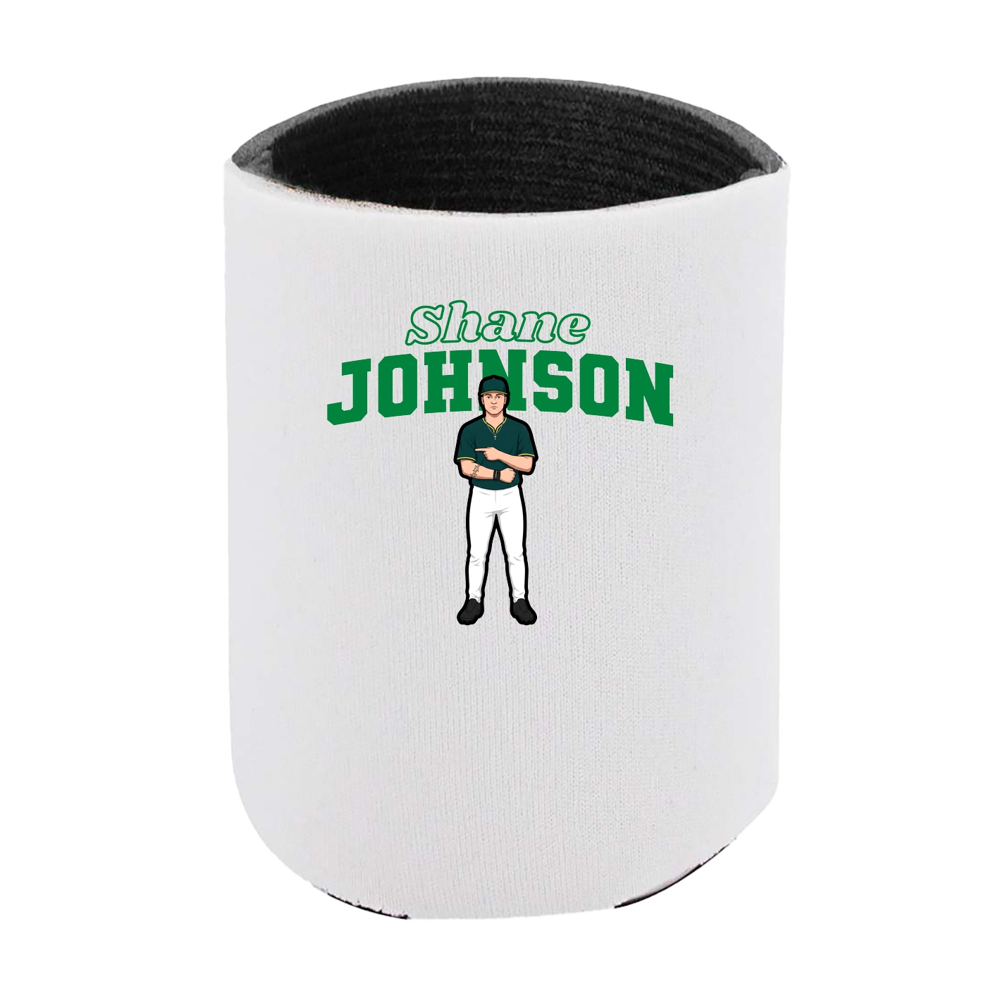 Can Holder — Name Arch in White