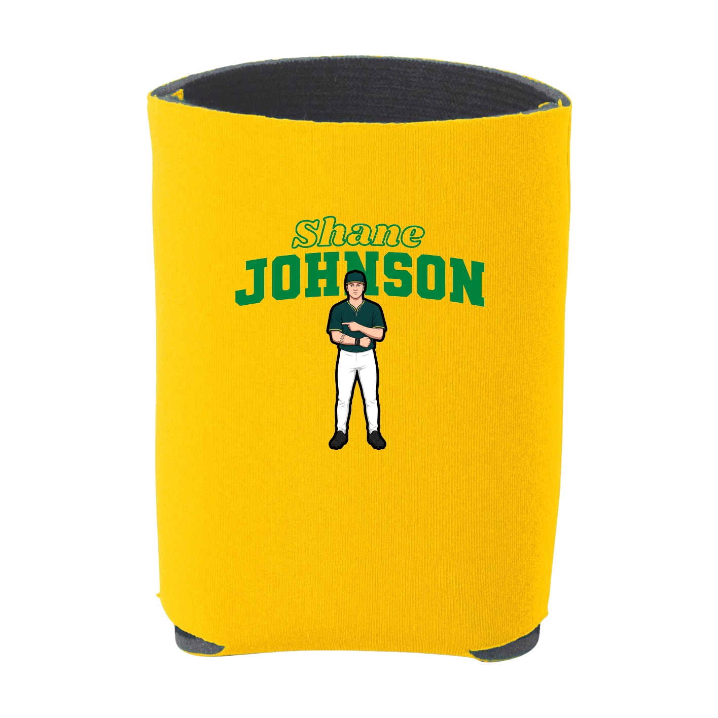 Can Holder — Name Arch in Yellow