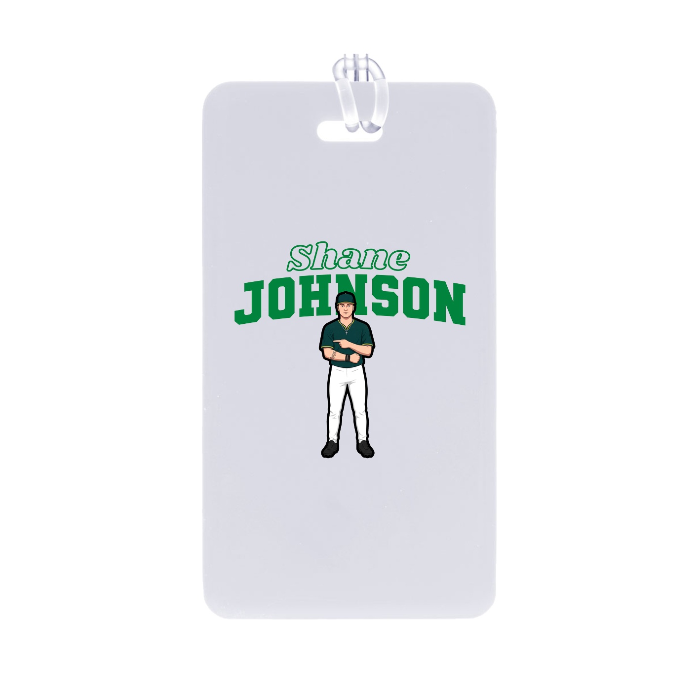 Bag Tag — Name Arch in Classic