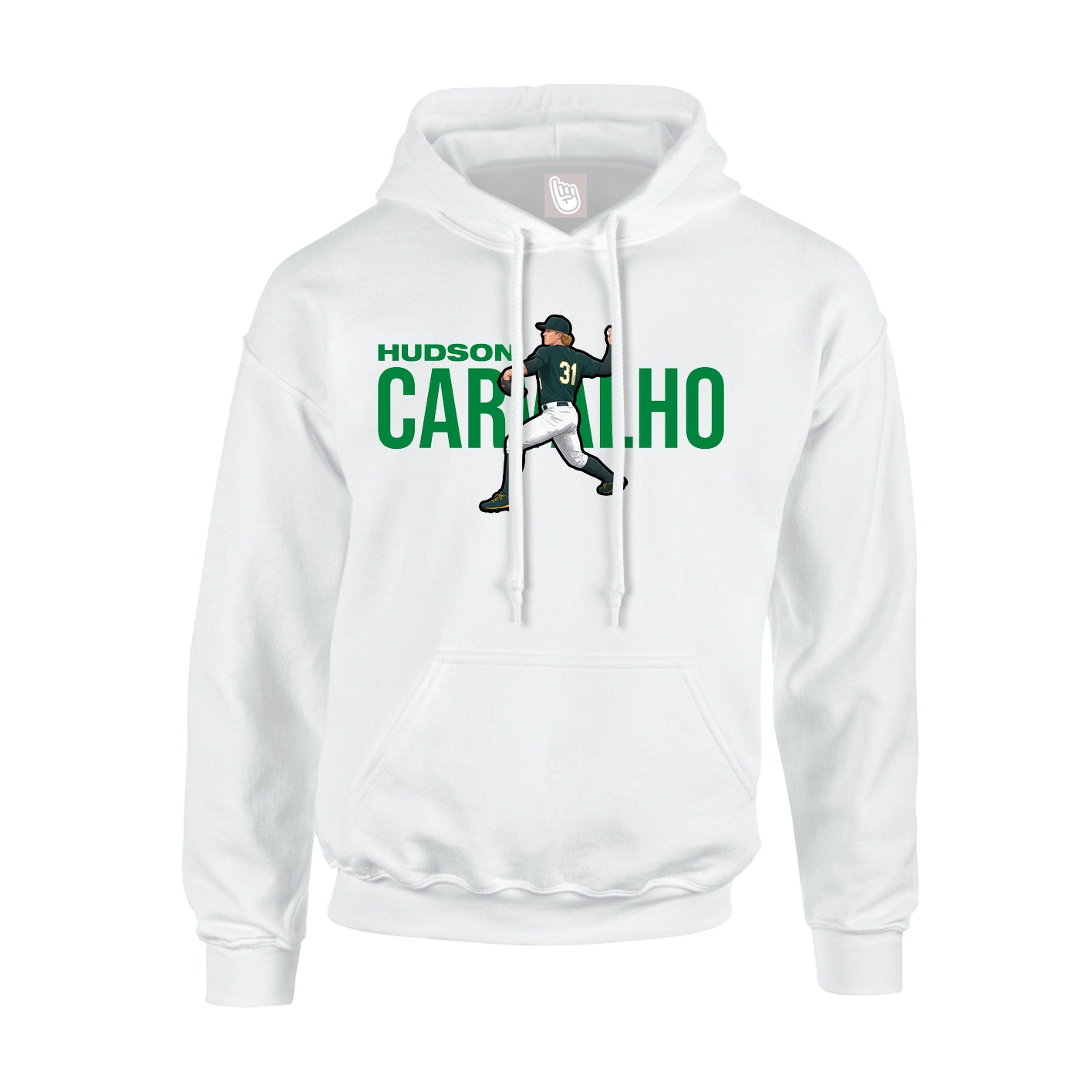 Hoodie — Player Name in White