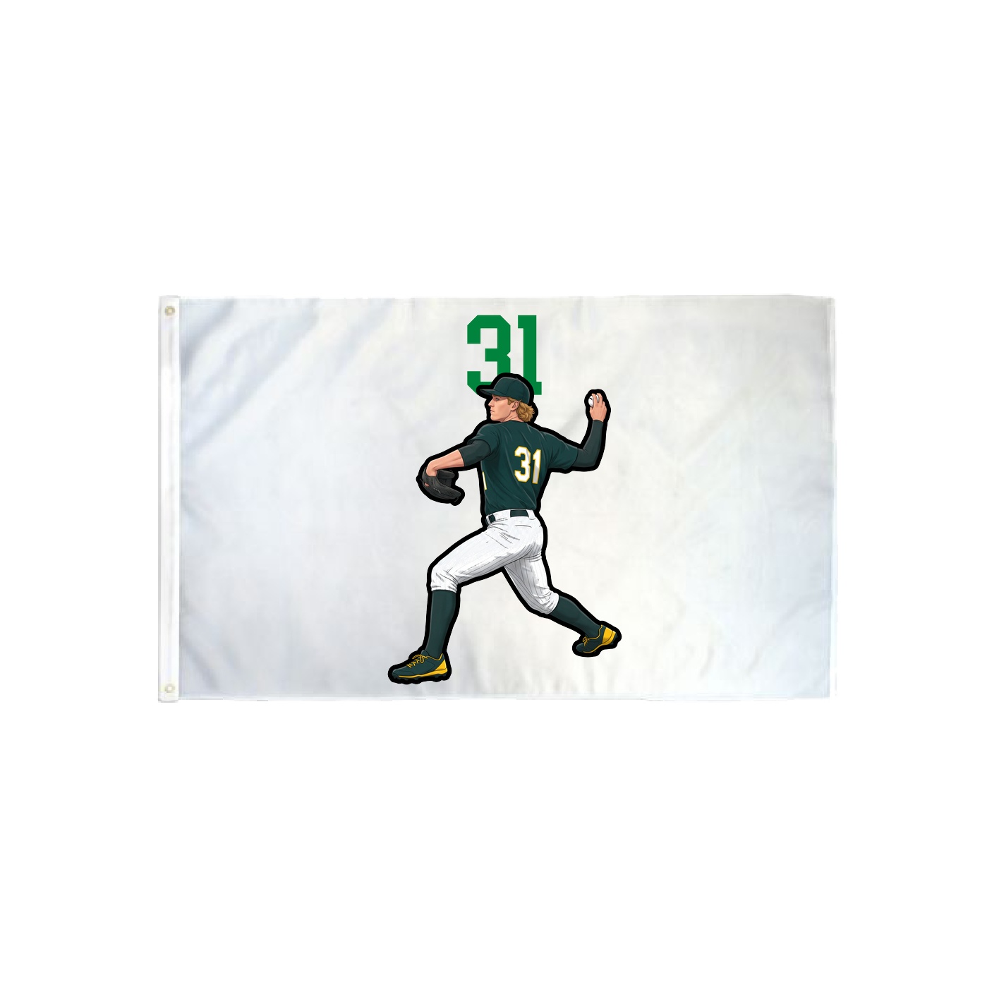 3x5 Flag — Number Top in Classic