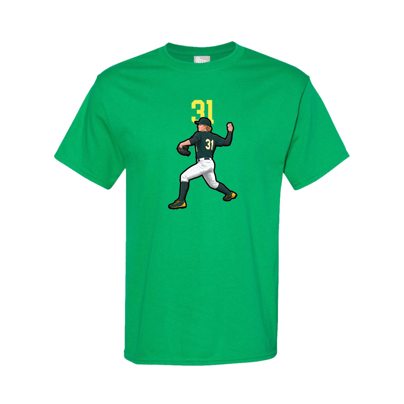 Tee — Number Top in Green