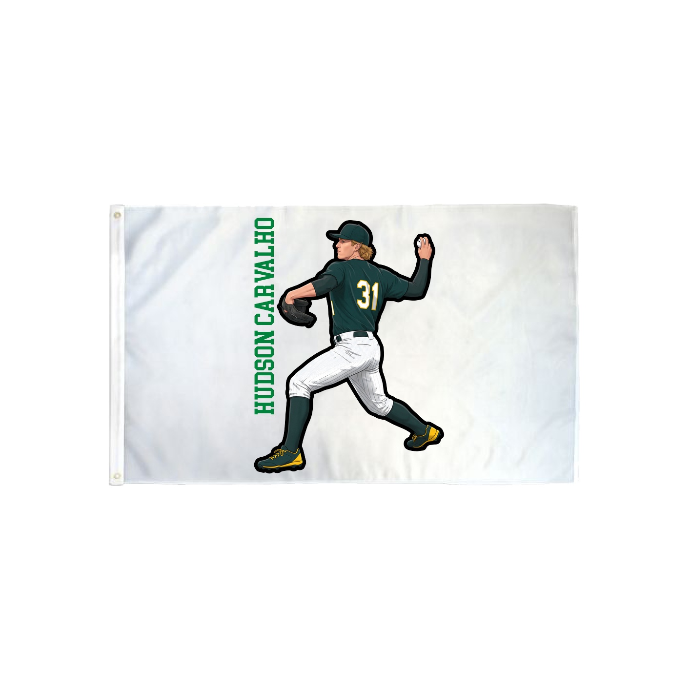 3x5 Flag — Name Vertical in Classic