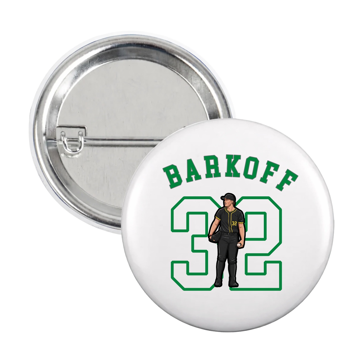 Game Day Button — Shirsey Arch in White