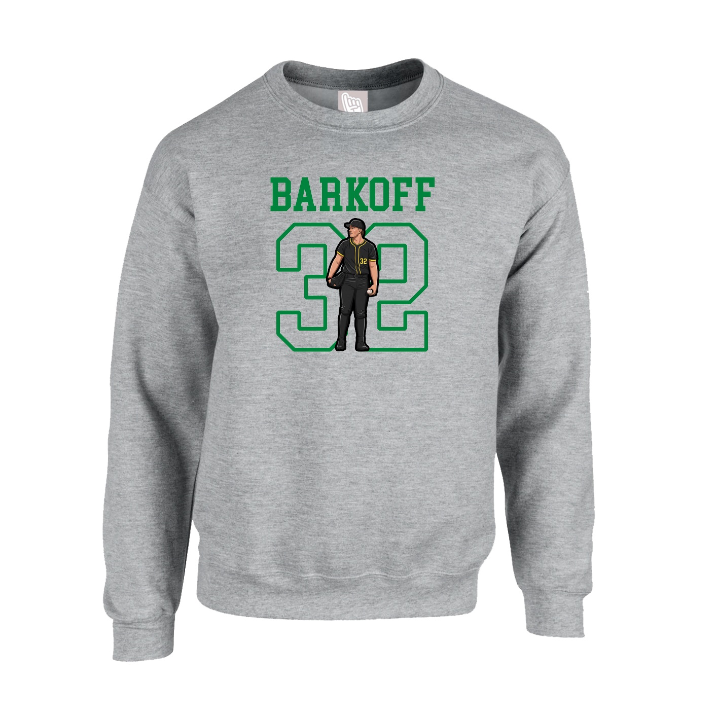 Fleece Crew — Shirsey in Grey