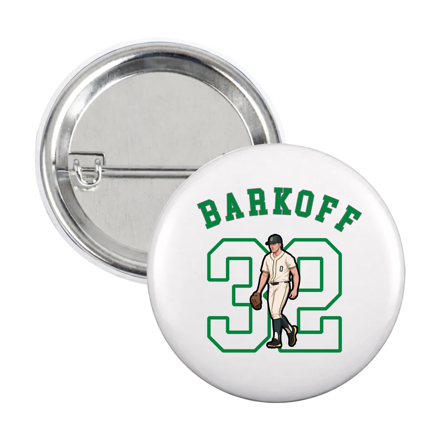 Game Day Button — Shirsey Arch in White