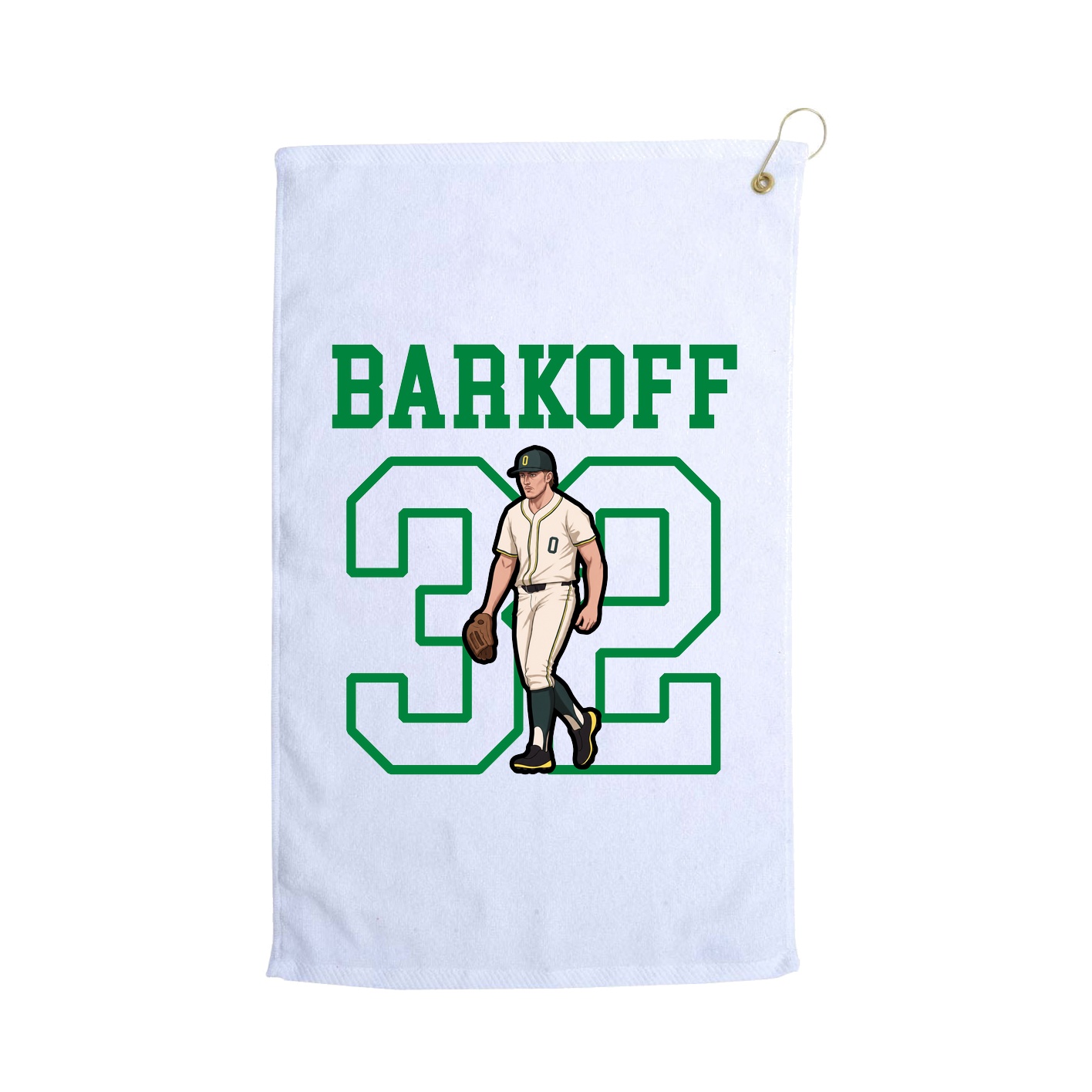 Golf Towel — Shirsey in White