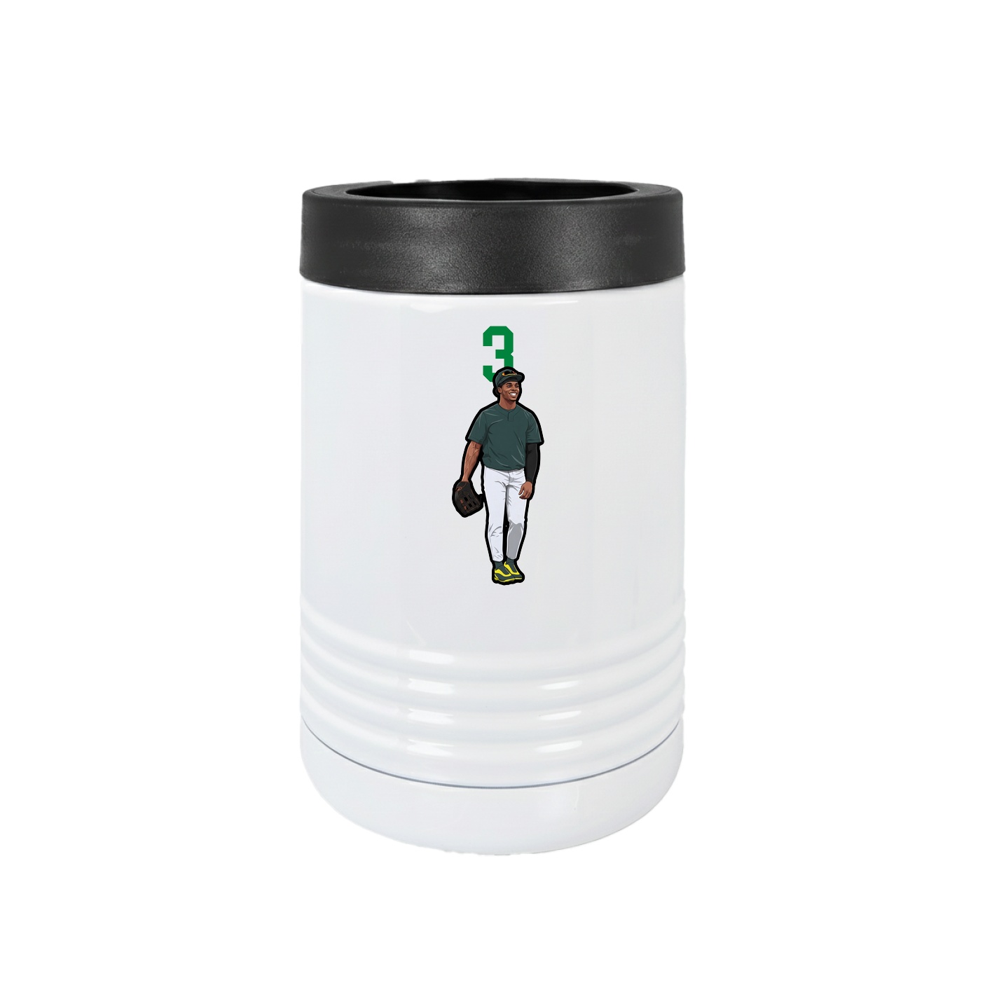 Beverage Holder — Number Top in White