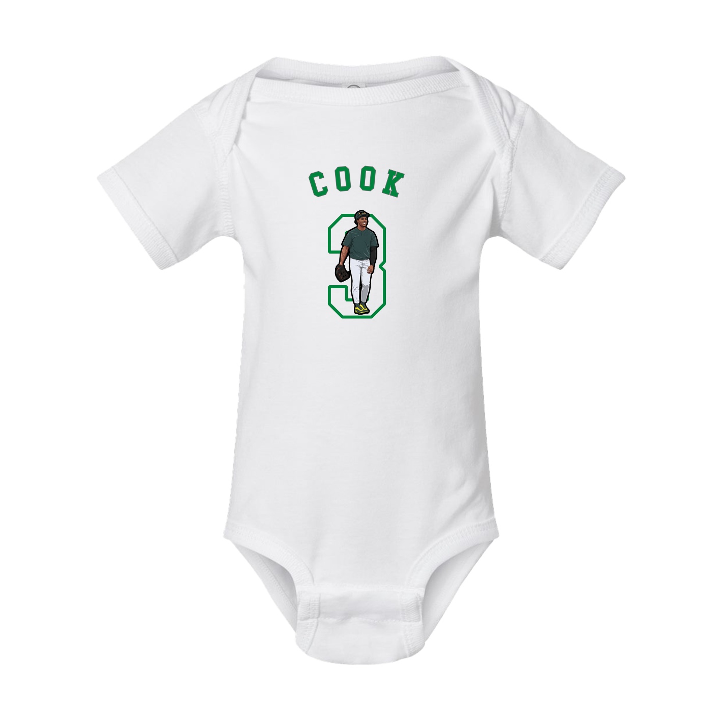 Baby Onesie — Shirsey Arch in White