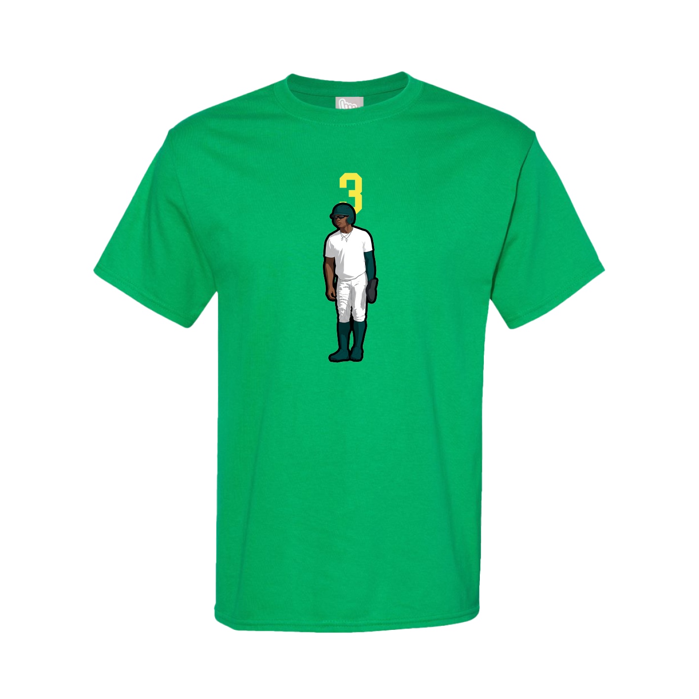 Tee — Number Top in Green
